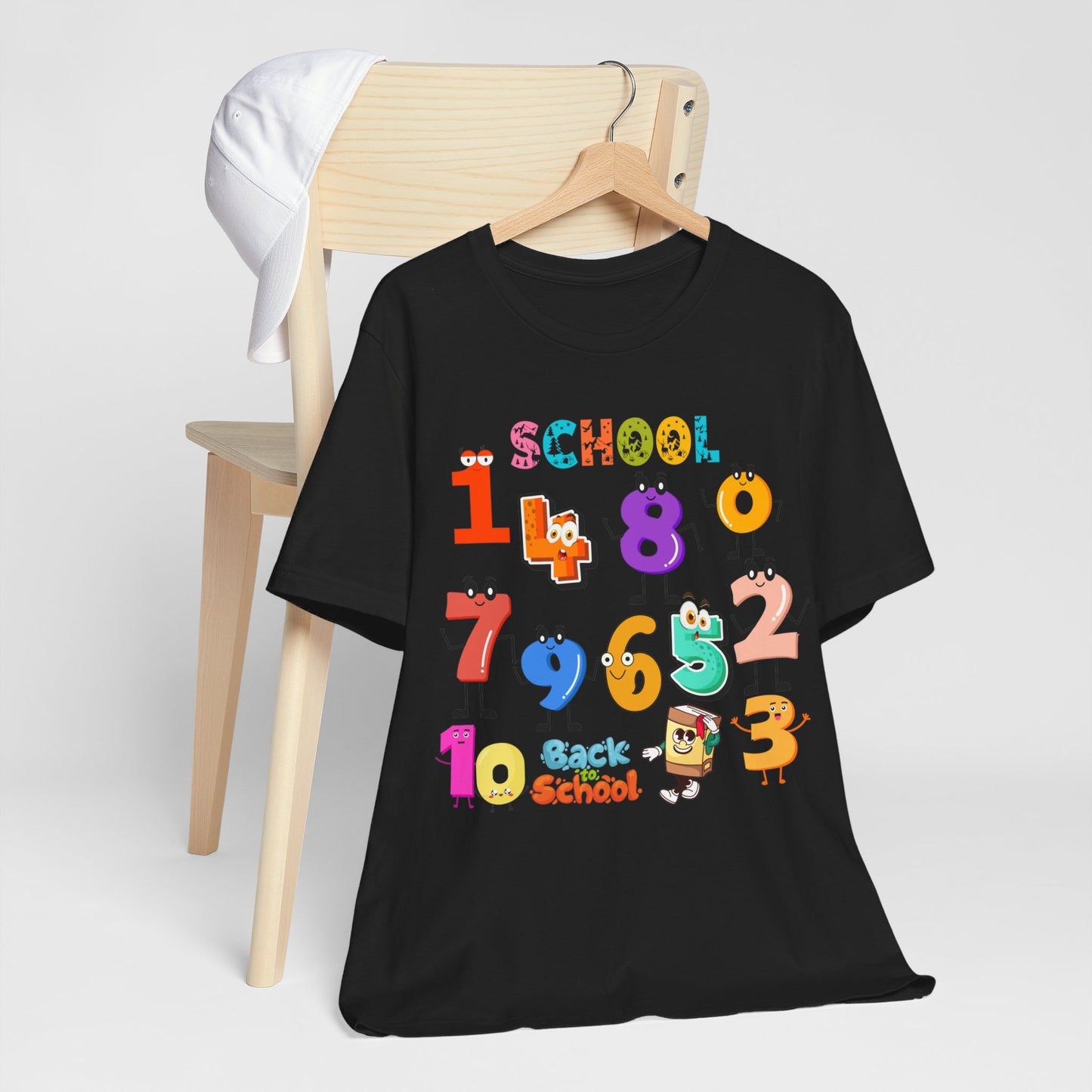 1 2 3 Back To School T-Shirt, Love Teach Inspire T-Shirt, Back To School T-Shirt, Teacher Back To school unisex jersey short sleeve.First Day Vibes T-Shirt.