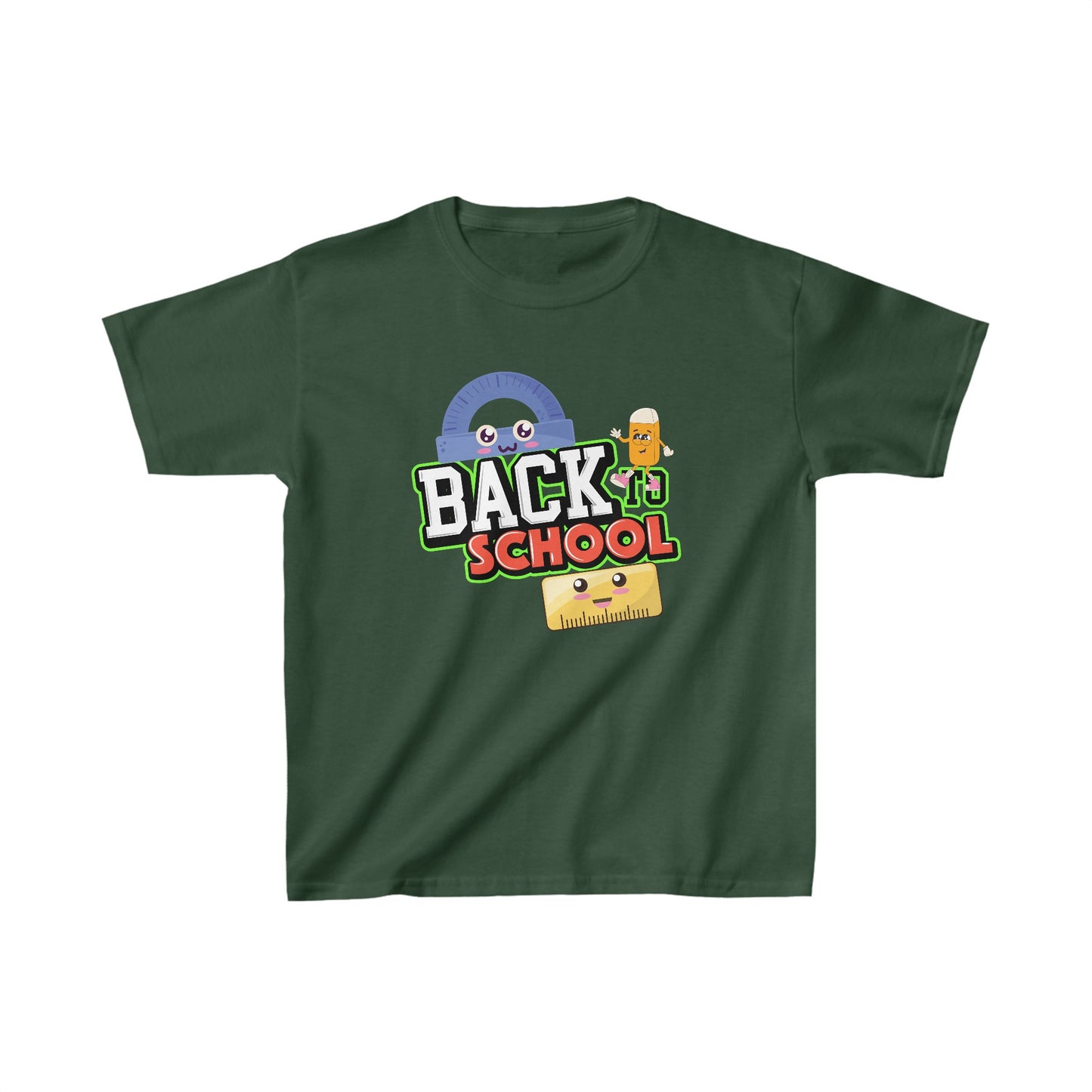 Back To School Kids Heavy Cotton™ Tee, Back to school Kids Shirt, 1st Day Of School Shirt, Back To School Cotton T-Shirt.