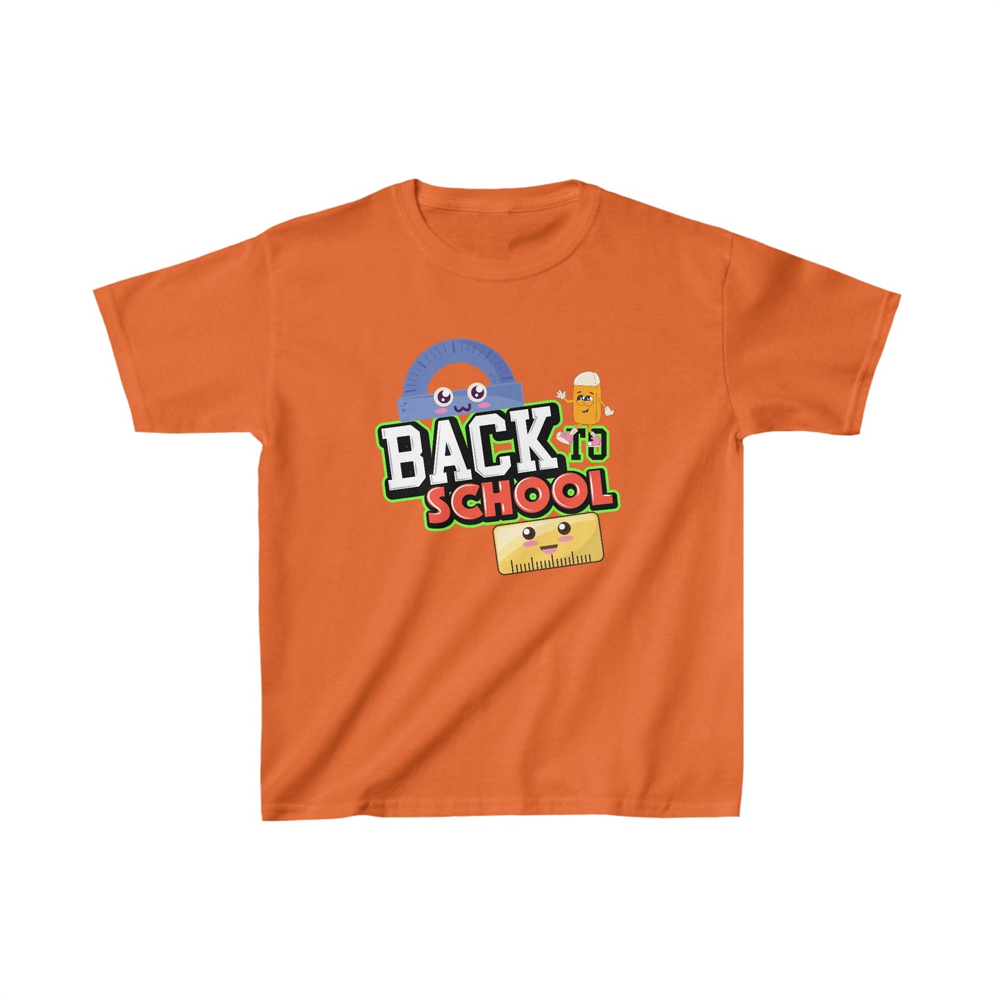 Back To School Kids Heavy Cotton™ Tee, Back to school Kids Shirt, 1st Day Of School Shirt, Back To School Cotton T-Shirt.