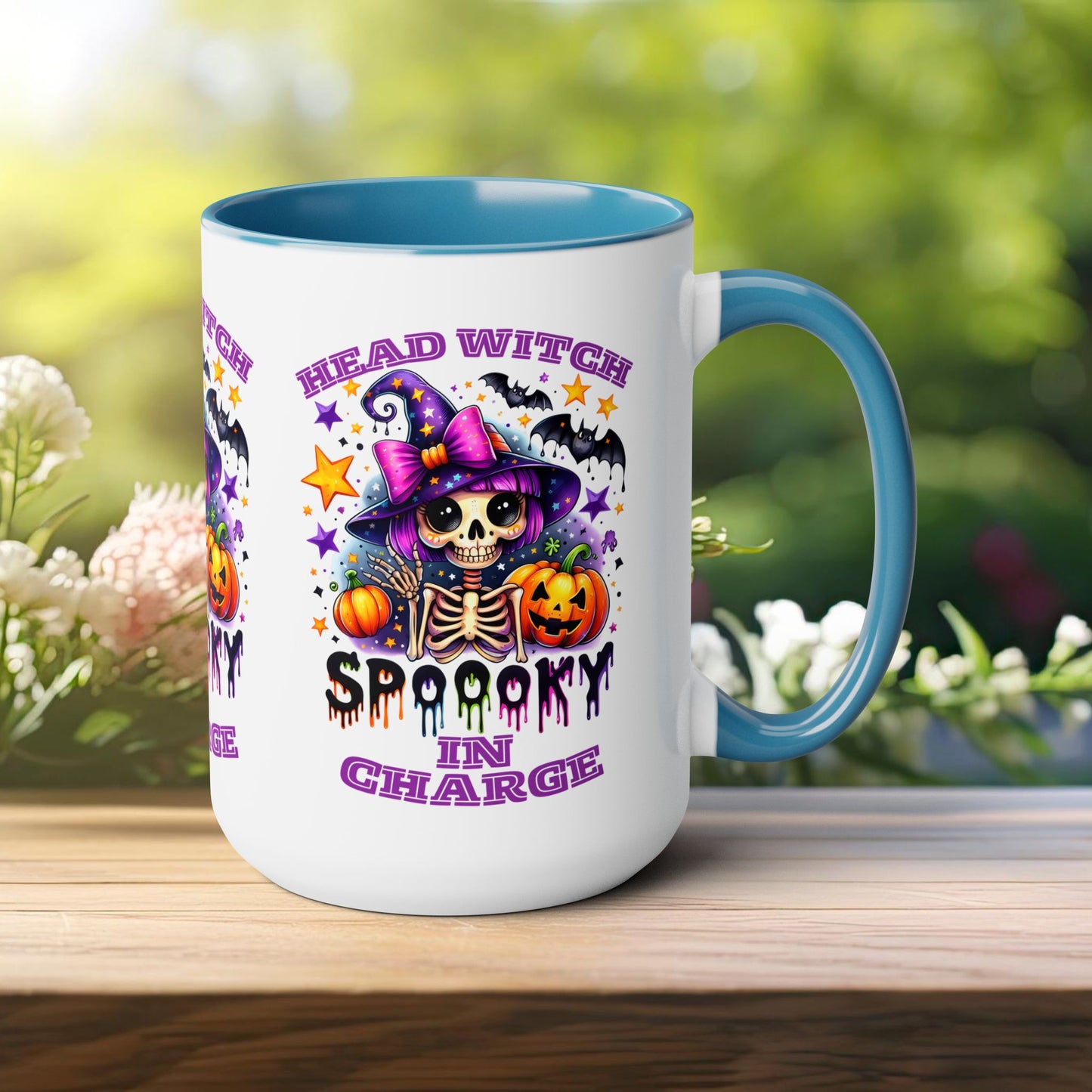 Head Witch In Charge Halloween Coffee Mug,  Let's Go Halloween Coffee Mug, Trick or Treat Halloween Coffee Mug, Cute Skeleton Coffee Mug, Spooky Season Halloween Coffee Mug.