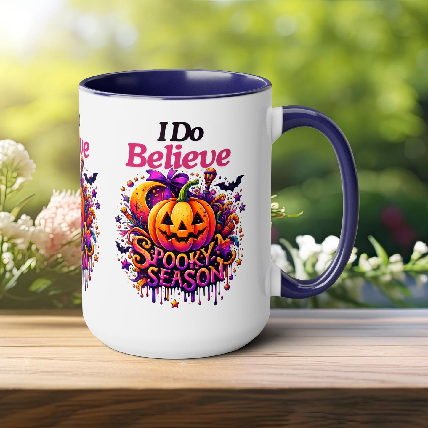 I Do Believe Spooky Season Halloween Coffee Mug,  Let's Go Halloween Coffee Mug, Trick or Treat Halloween Coffee Mug, Cute Skeleton Coffee Mug, Spooky Season Halloween Coffee Mug.