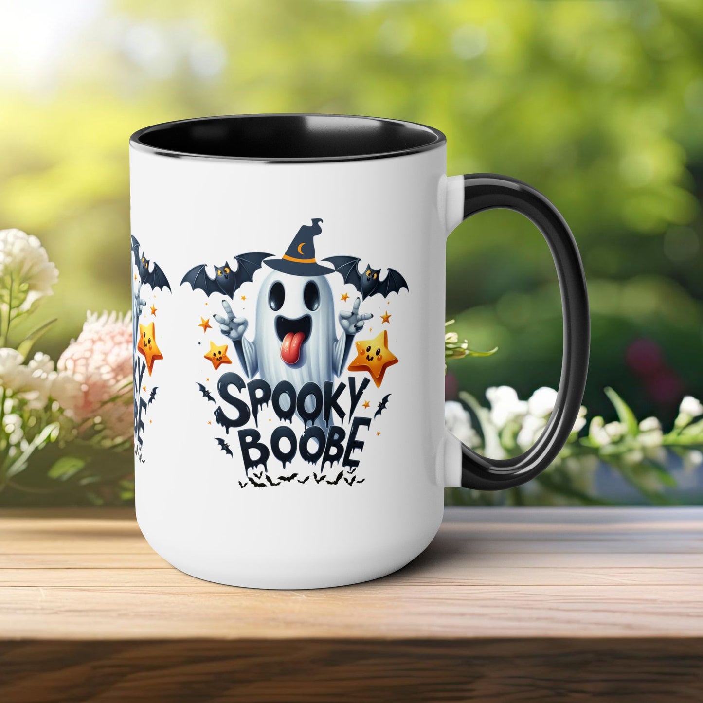 Spooky Boo Happy Halloween Coffee Mug,  Let's Go Halloween Coffee Mug, Trick or Treat Halloween Coffee Mug, Cute Ghost Coffee Mug, Spooky Season Halloween Coffee Mug.