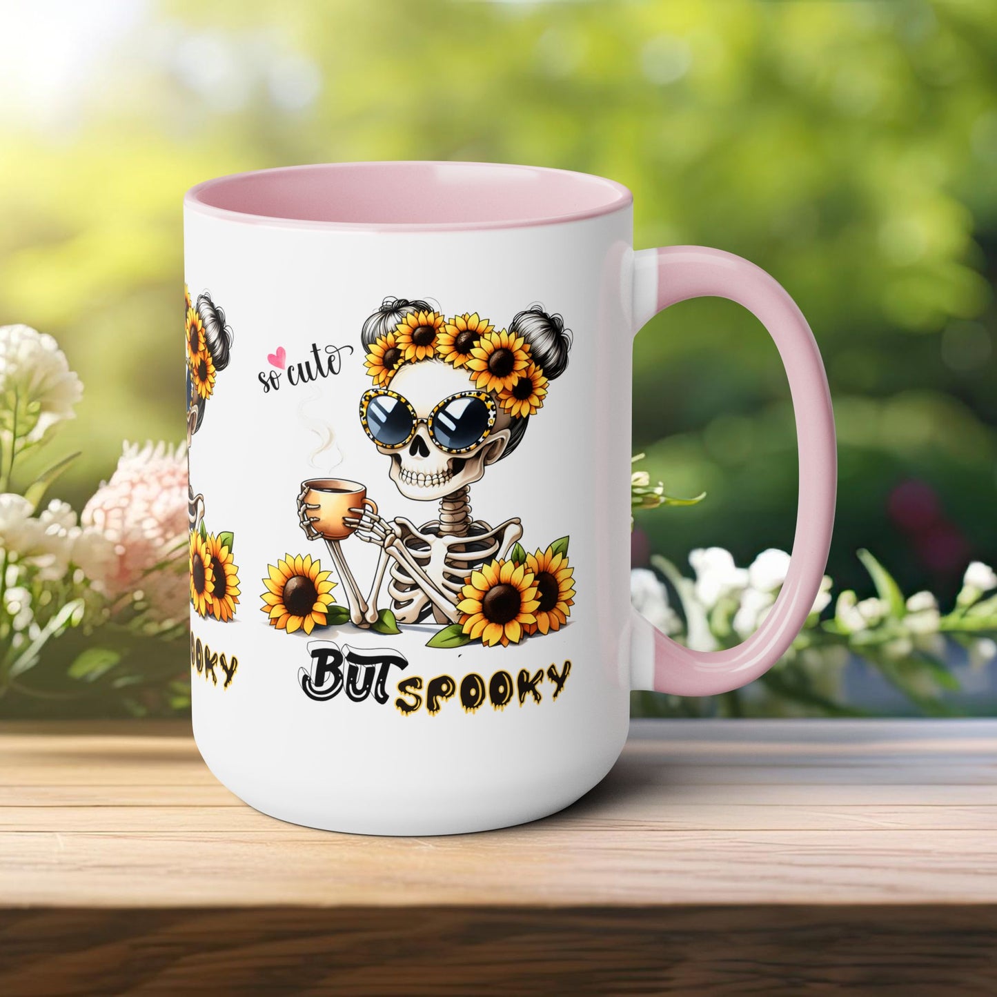 So cute But Spooky Halloween Coffee Mug,  Let's Go Halloween Coffee Mug, Trick or Treat Halloween Coffee Mug, Cute Skeleton Coffee Mug, Spooky Season Halloween Coffee Mug.