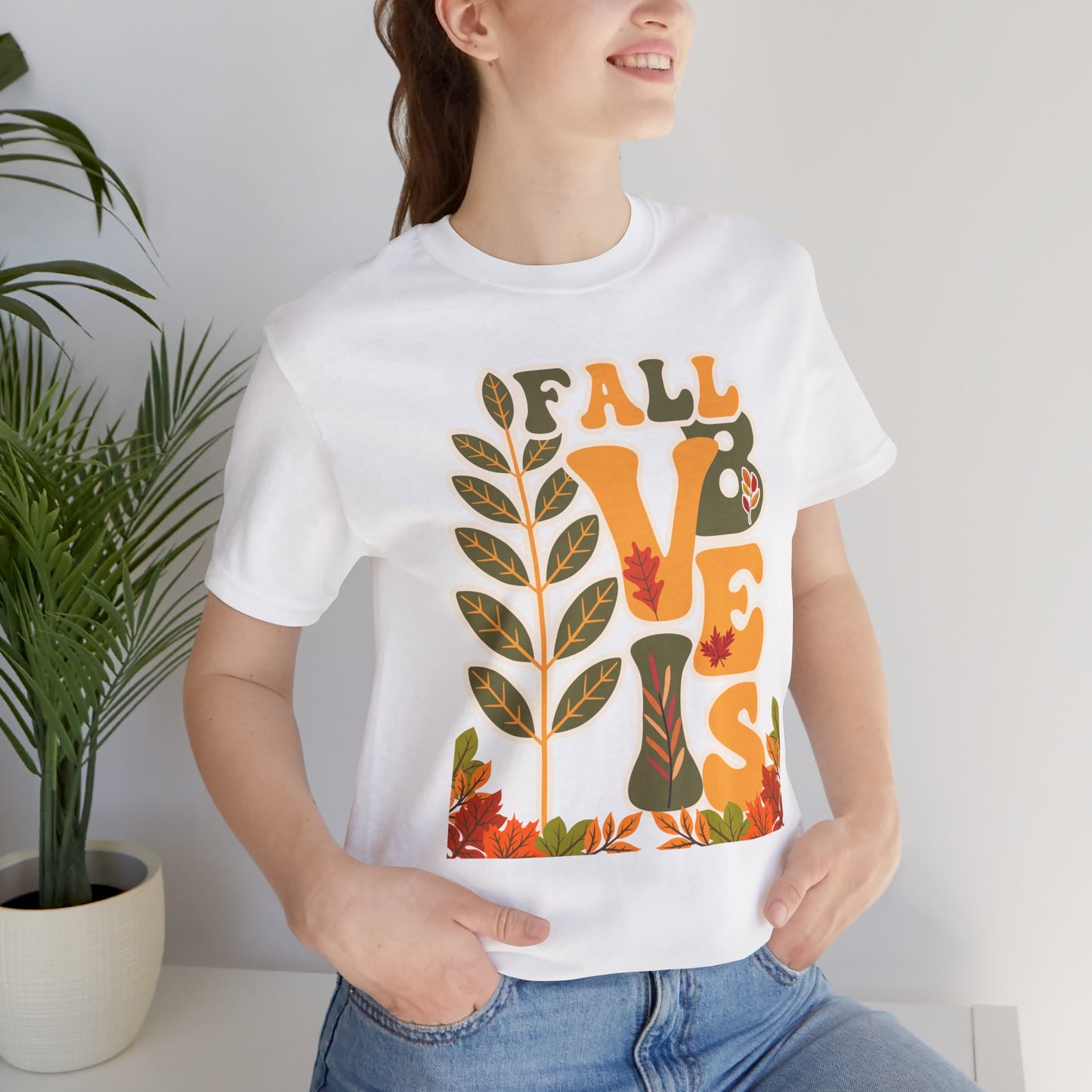 Fall Vibes Thanksgiving T-shirt, Happy thanksgiving 2024 T-shirt, Thanksgiving Gift,Turkey Shirt, Family Thanksgiving, Holiday Outfit. Express Delivery available