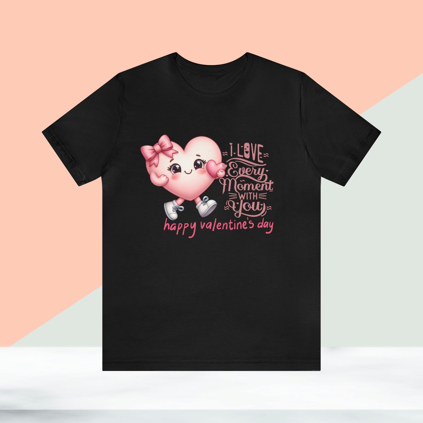 Happy valentines day Unisex Jersey Short Sleeve Tee