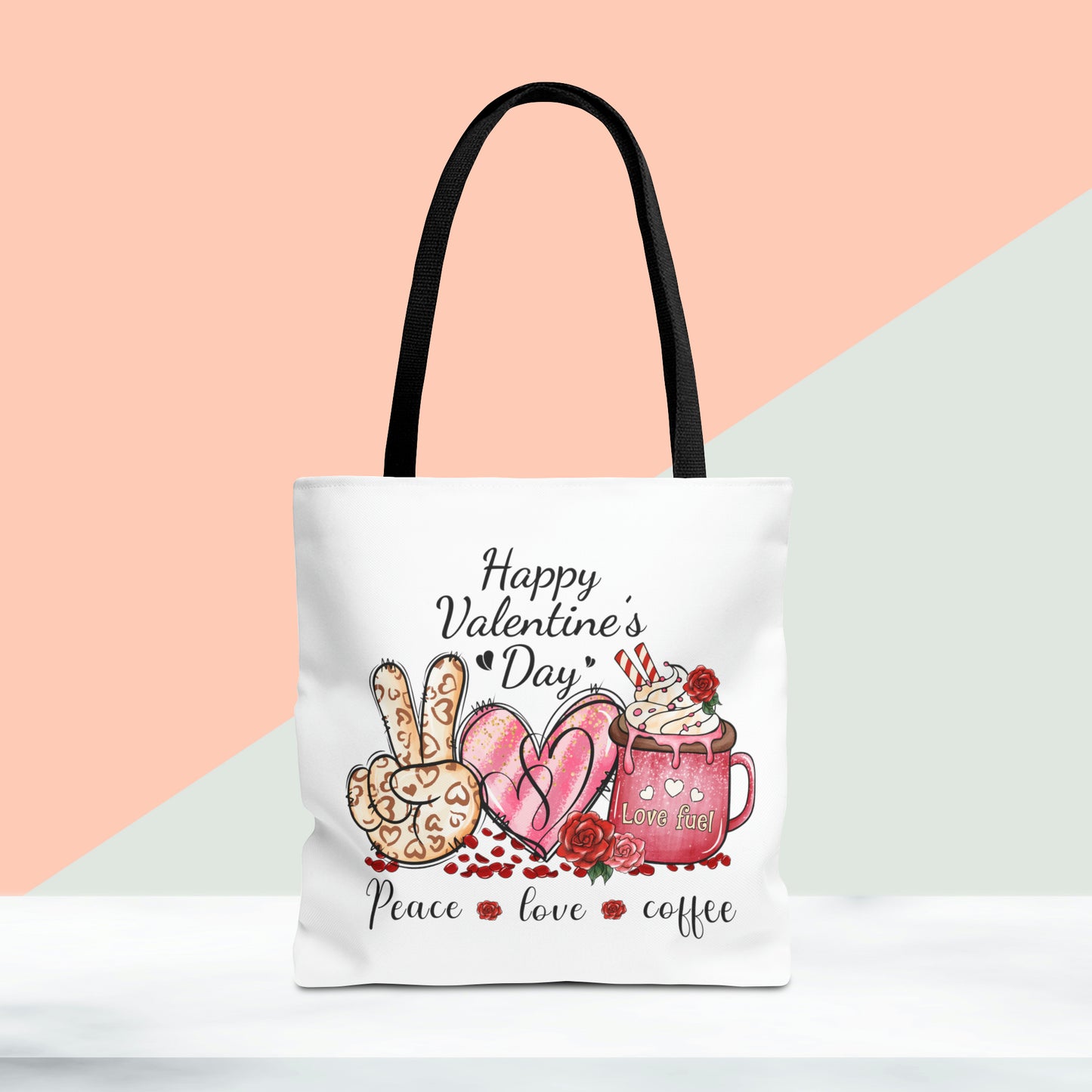 Happy Valentines Day Tote Bag