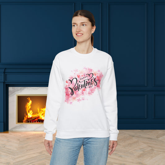 Happy valentines day Unisex Heavy Blend™ Crewneck Sweatshirt