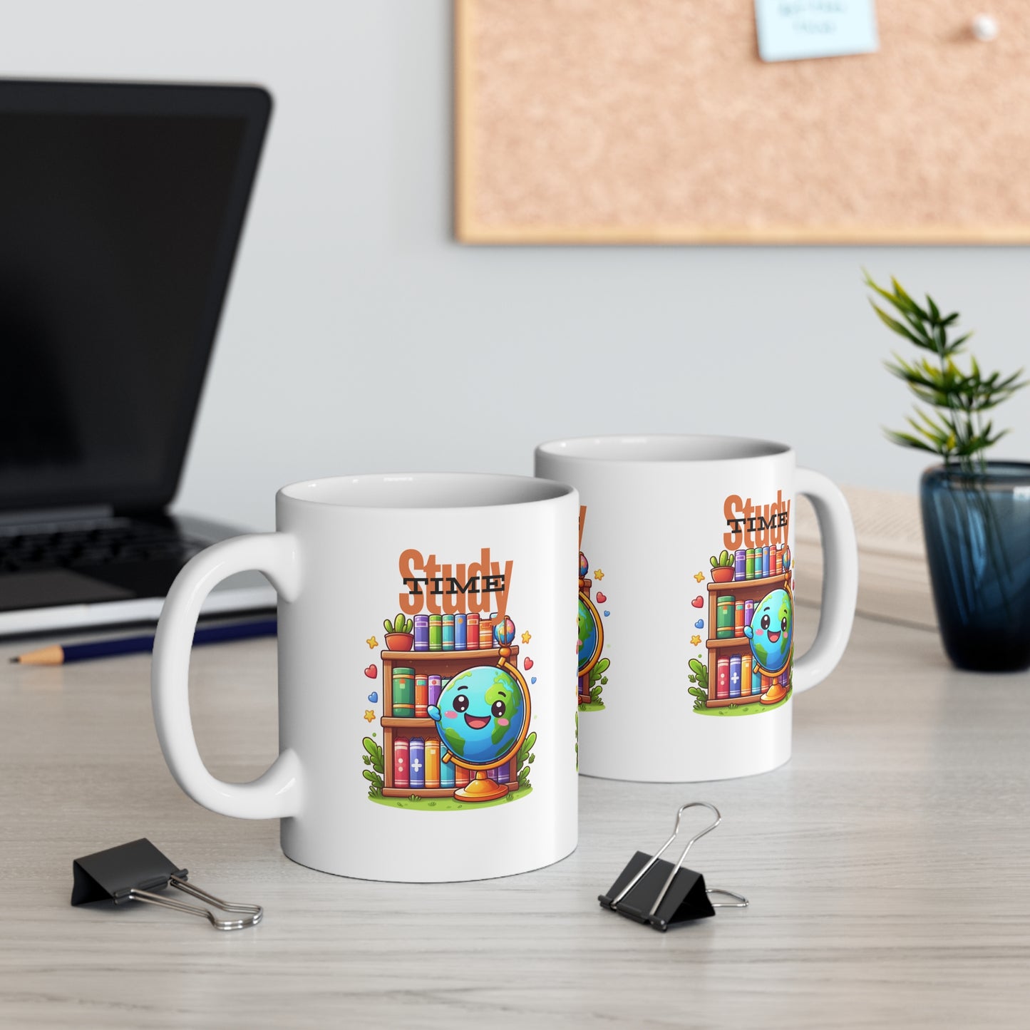 Study Time Mug, Back To School Mug.11oz. Ready To Rule The School Mug.11oz. Ready for School Mug.