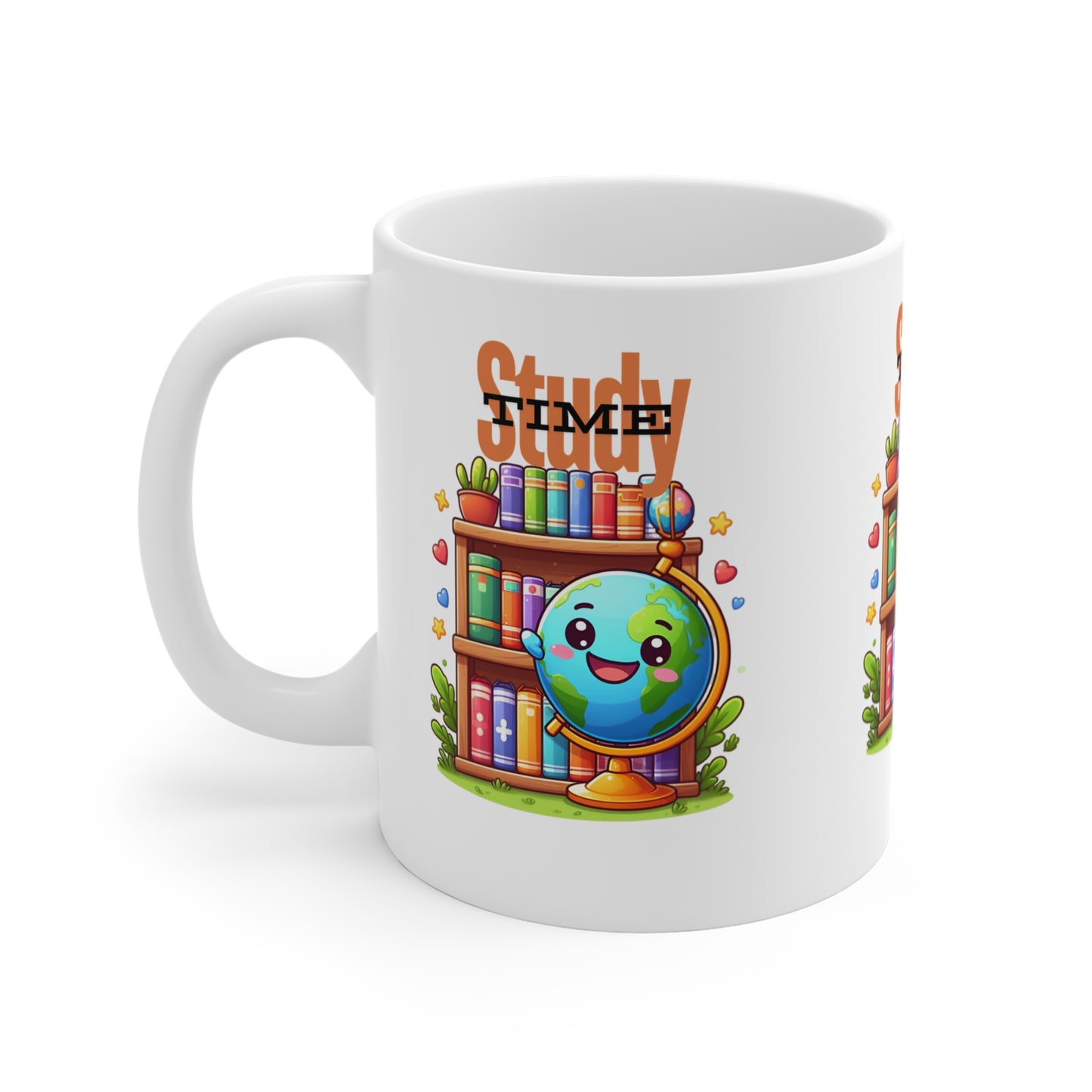 Study Time Mug, Back To School Mug.11oz. Ready To Rule The School Mug.11oz. Ready for School Mug.