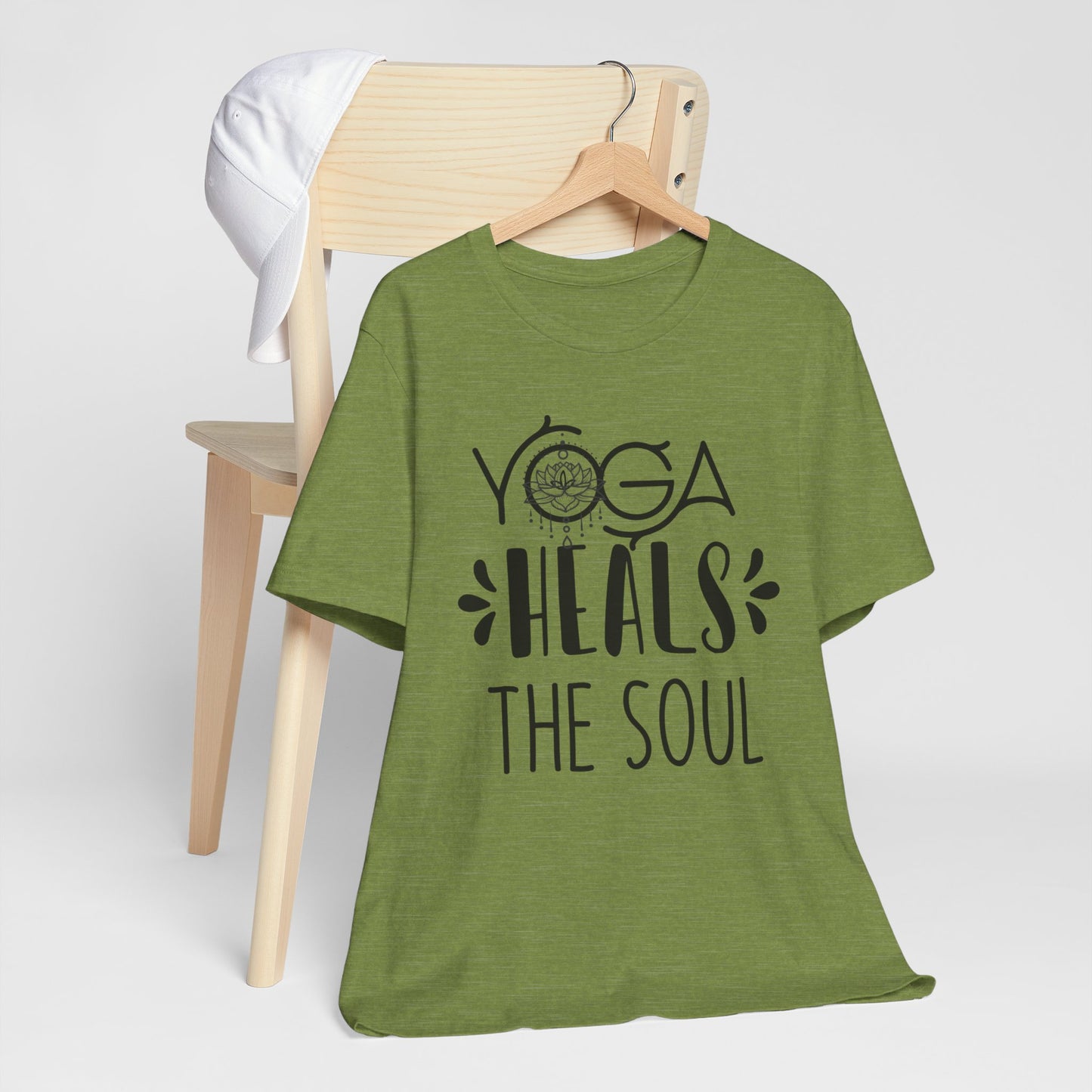 Yoga Heals The soul T-Shirt, Cute Yoga workout Shirt, Yoga lovers T-shirt, Yoga Instructor Gift, Gym shirt, Gift For Yoga lover, Gift For Yogi.