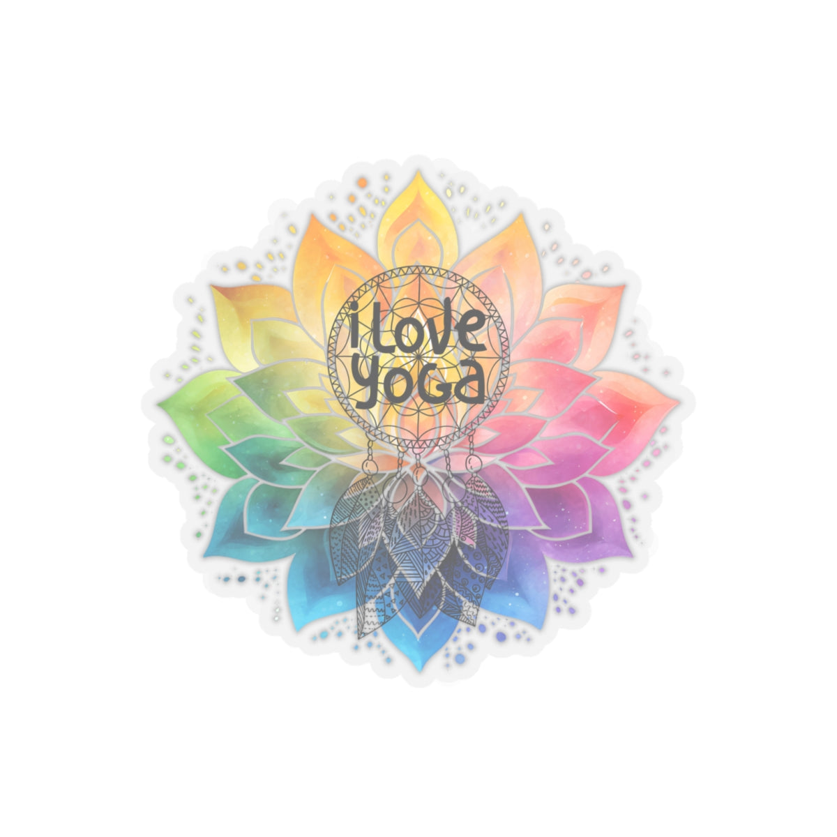 I Love Yoga Kiss-Cut Stickers, Love Yourself Kiss-Cut Stickers, Cute Yoga Kiss-Cut Stickers, Mindful Gift, Yoga lovers Kiss-Cut Stickers, Yoga Instructor Gift, Gift For Yoga lovers, Gift For Yogi.