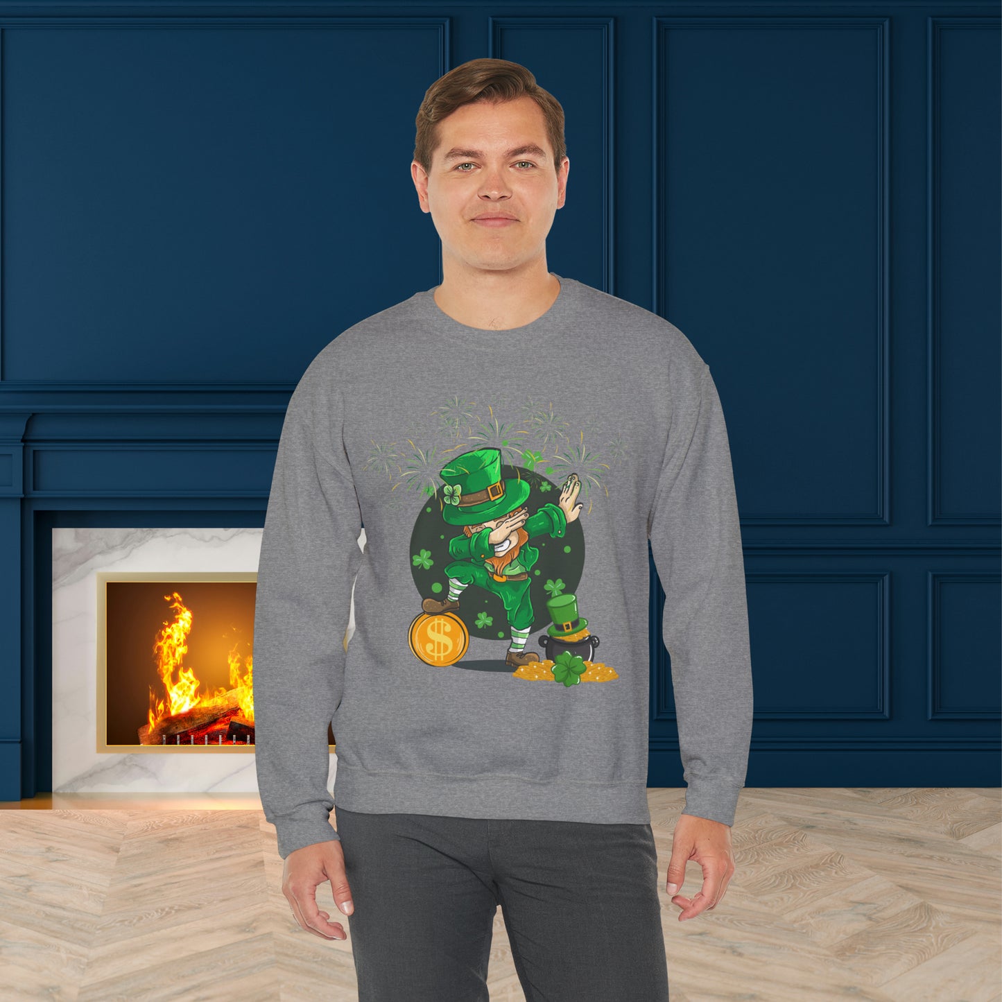 St Patrick's Day Unisex Heavy Blend™ Crewneck Sweatshirt