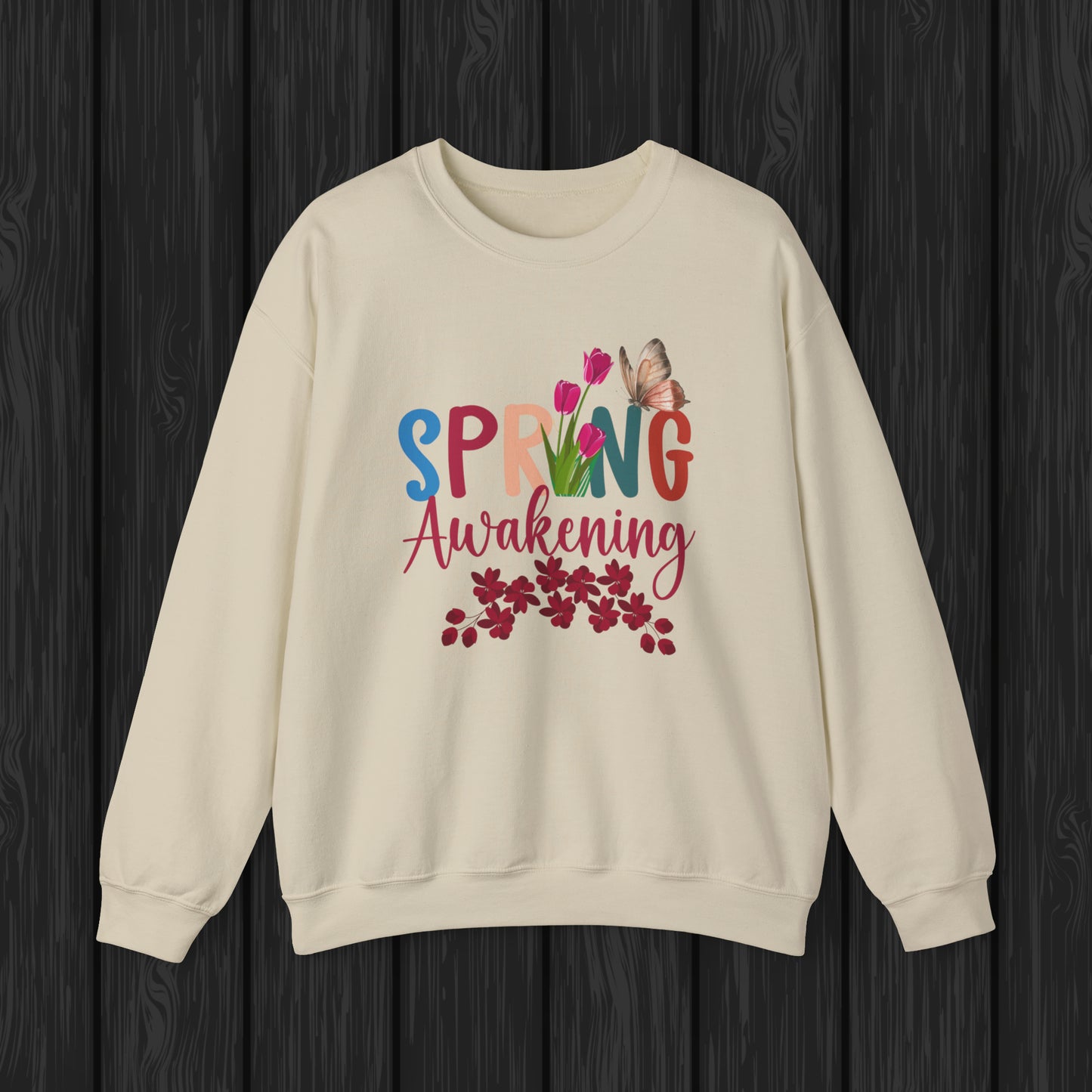 Spring Awakening Unisex Crewneck Sweatshirt, Spring Time Trendy Sweatshirt