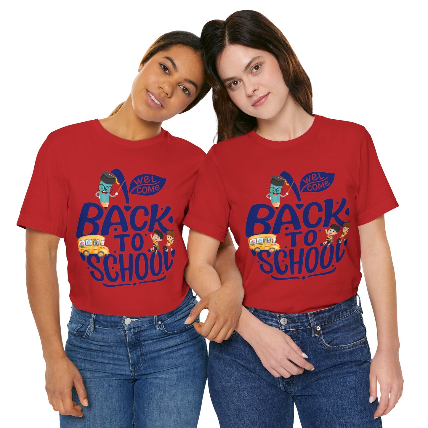 Welcome Back To School T-Shirt, Teacher T-Shirt, Teacher Back To school unisex jersey short sleeve.First Day Vibes T-Shirt.