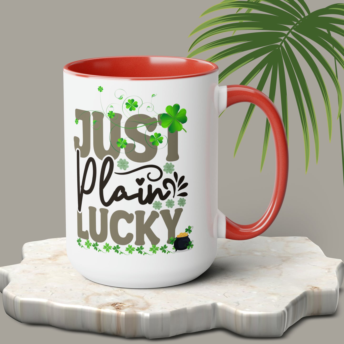 St Patrick's Day two-Tone Coffee Mugs, 15oz