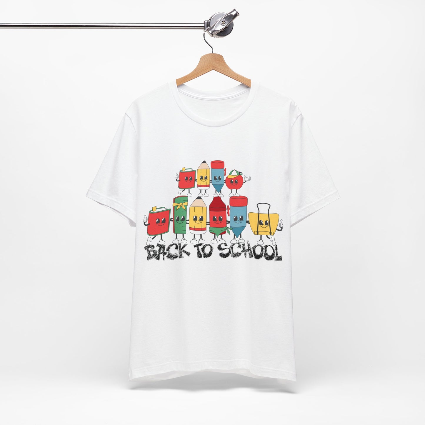 Back To School T-Shirt, Teacher Back To school unisex jersey short sleeve.First Day Vibes T-Shirt.