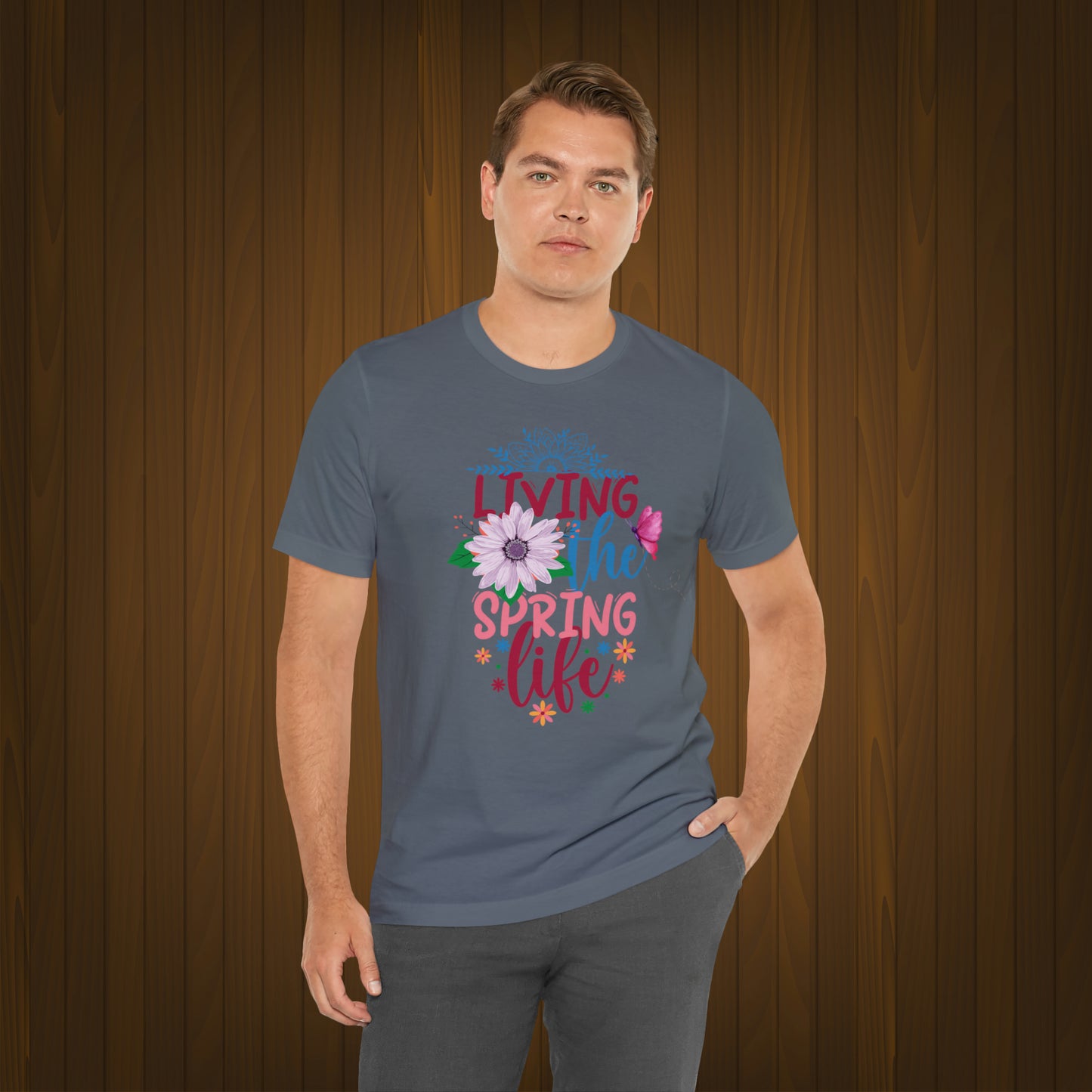 Living The Spring Life Unisex T-shirt, Spring Trendy Shirt.