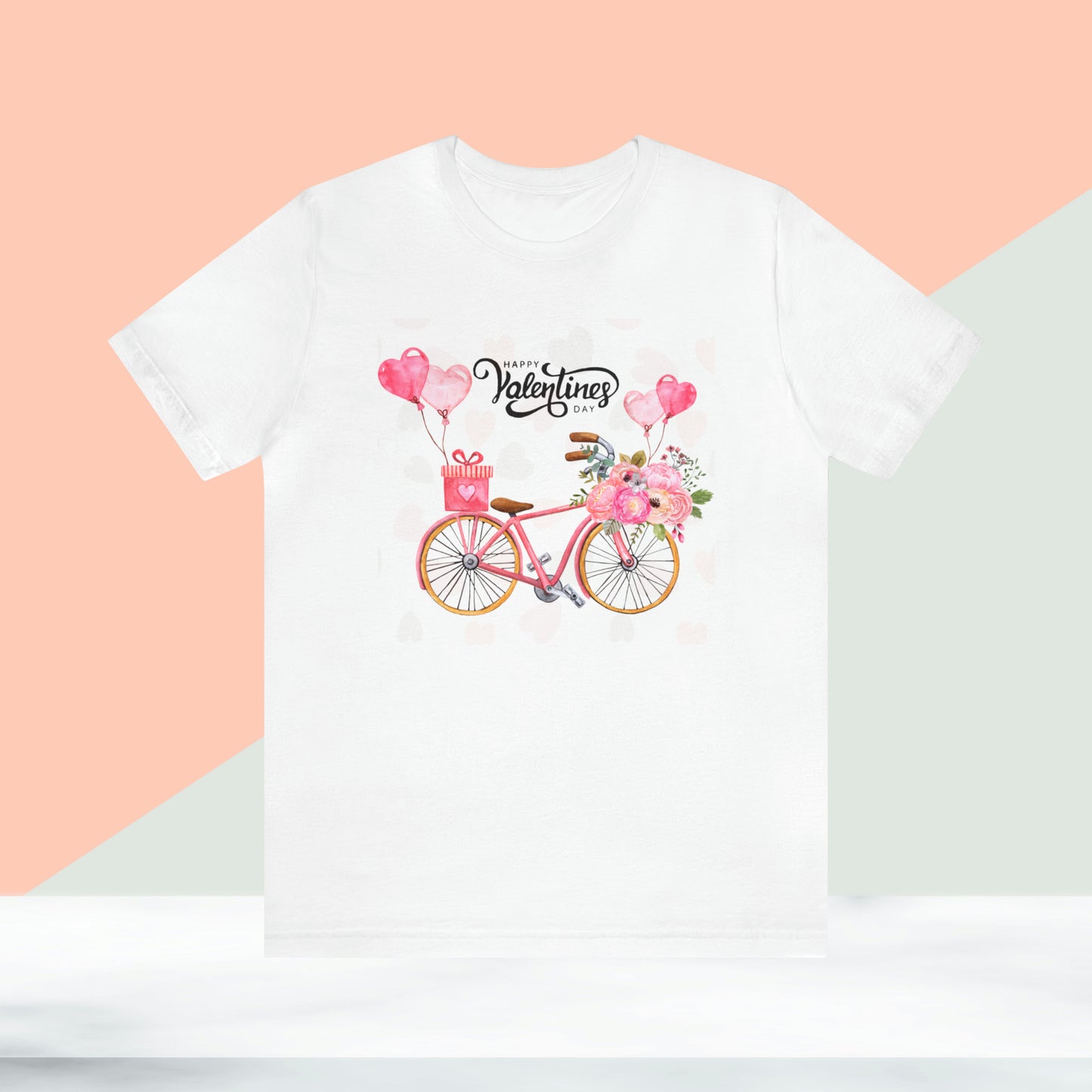 Happy valentines day Unisex Jersey Short Sleeve Tee