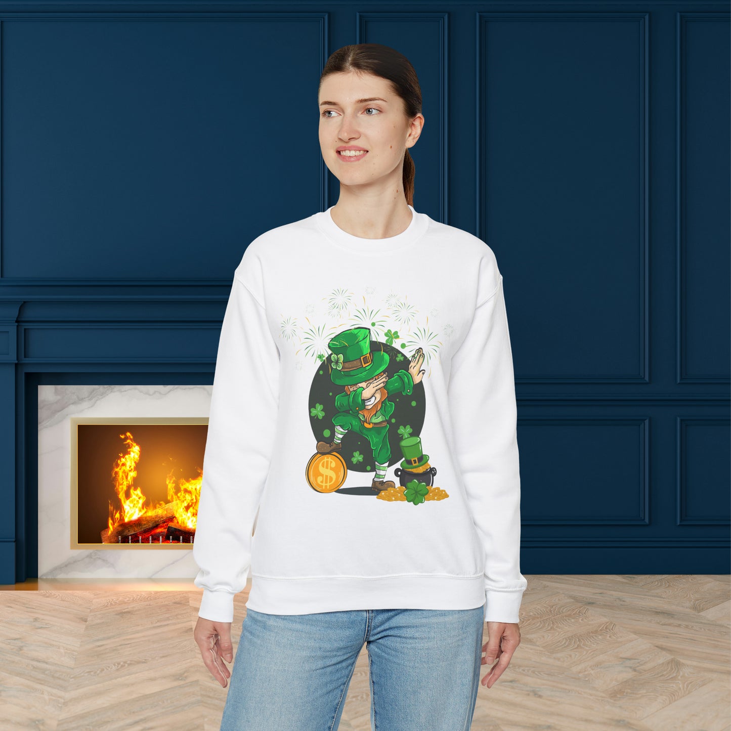 St Patrick's Day Unisex Heavy Blend™ Crewneck Sweatshirt