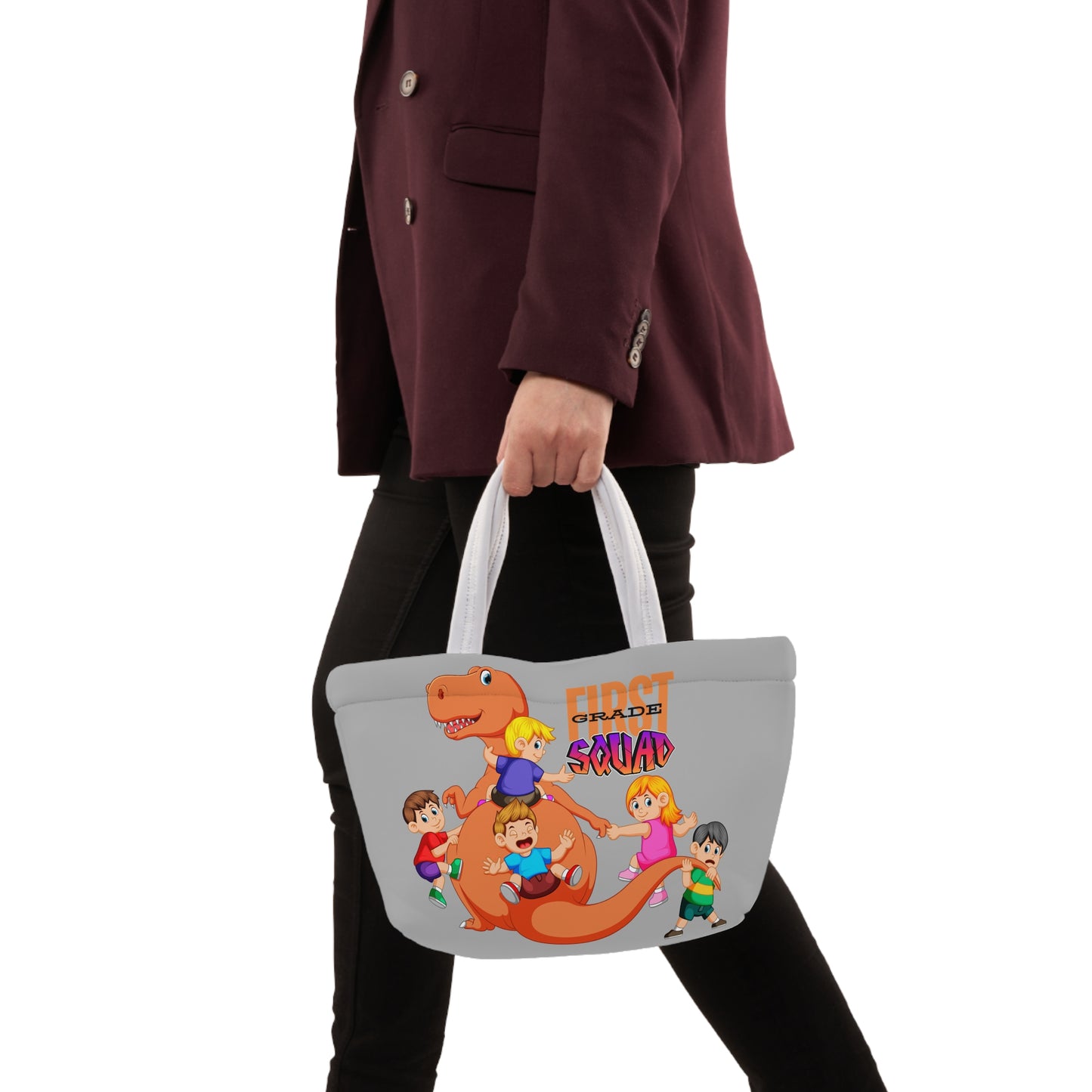 First Grade Squad Lunch Bag, Back To School Lunch Bag, Back to Learning Lunch Bag, Ready for School Lunch Bag.