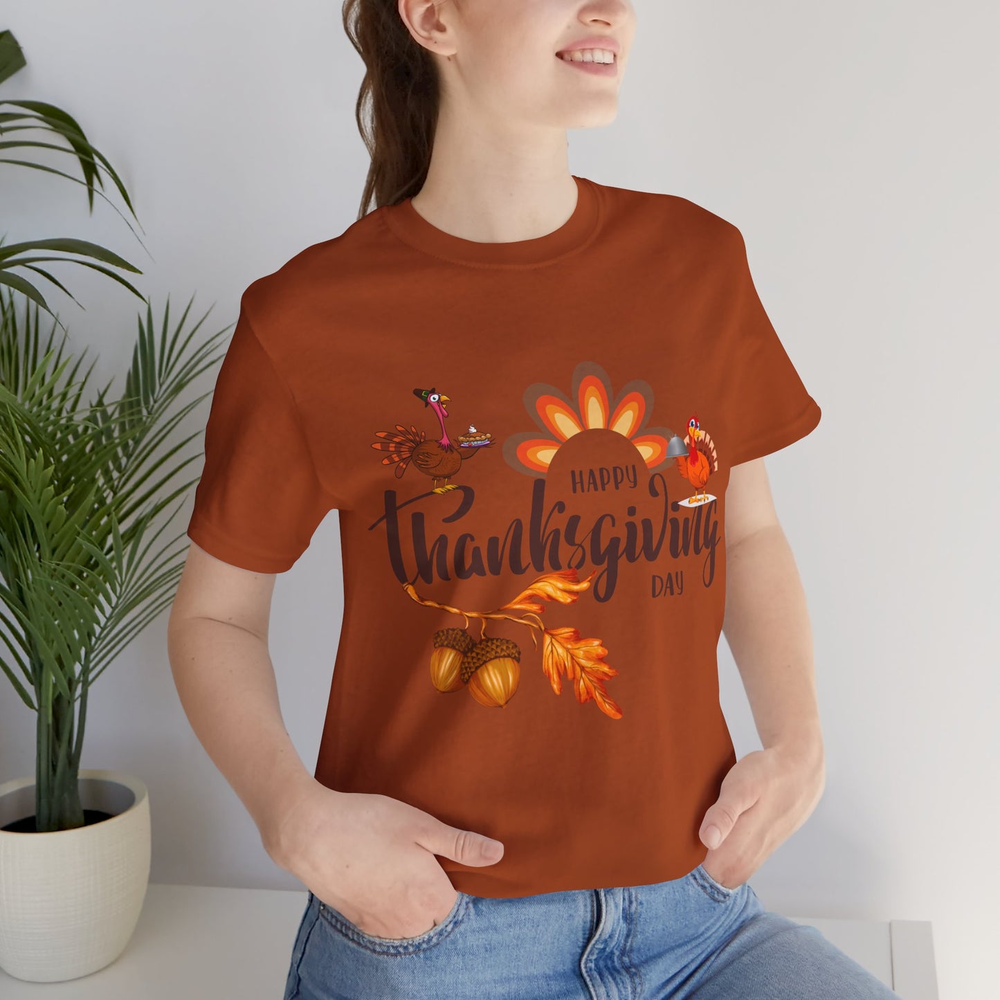 Happy Thanksgiving Day T-shirt, Happy thanksgiving 2024 T-shirt, Thanksgiving Gift,Turkey Shirt, Family Thanksgiving, Holiday Outfit.