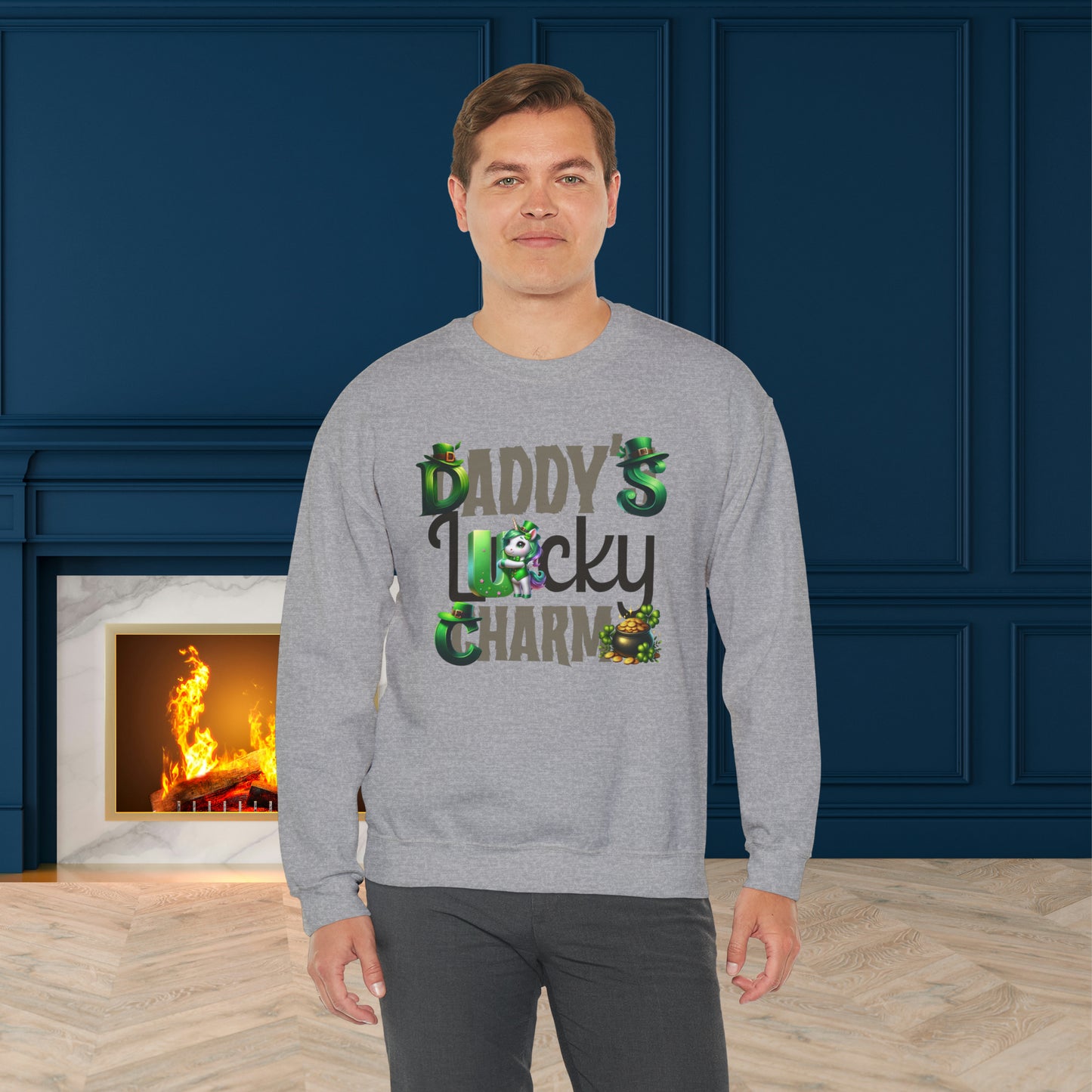 Patrick's Day Unisex Heavy Blend™ Crewneck Sweatshirt