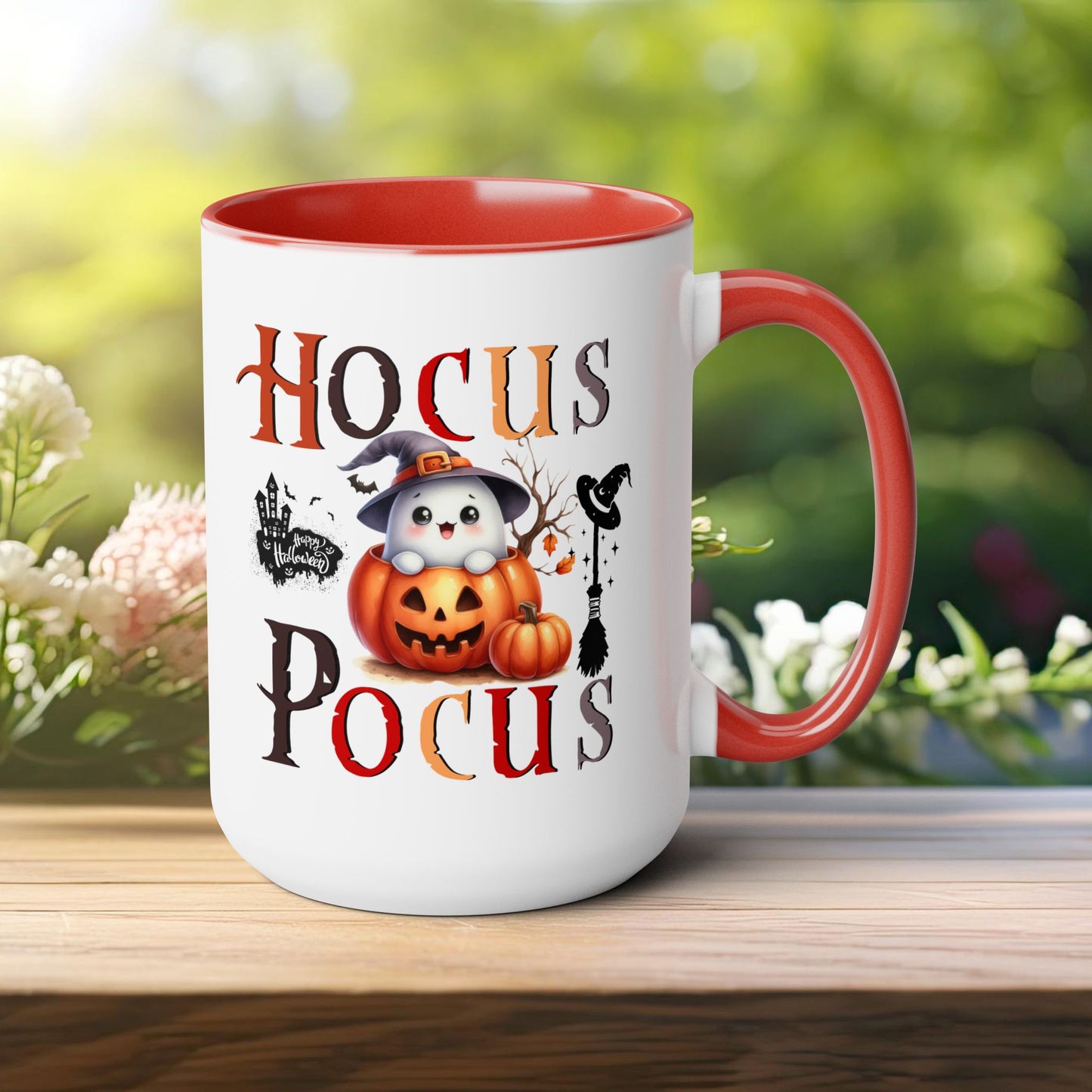 Hocus Pocus Halloween Coffee Mug,  Let's Go Halloween Coffee Mug, Trick or Treat Halloween Coffee Mug, Cute Skeleton Coffee Mug, Spooky Season Halloween Coffee Mug.