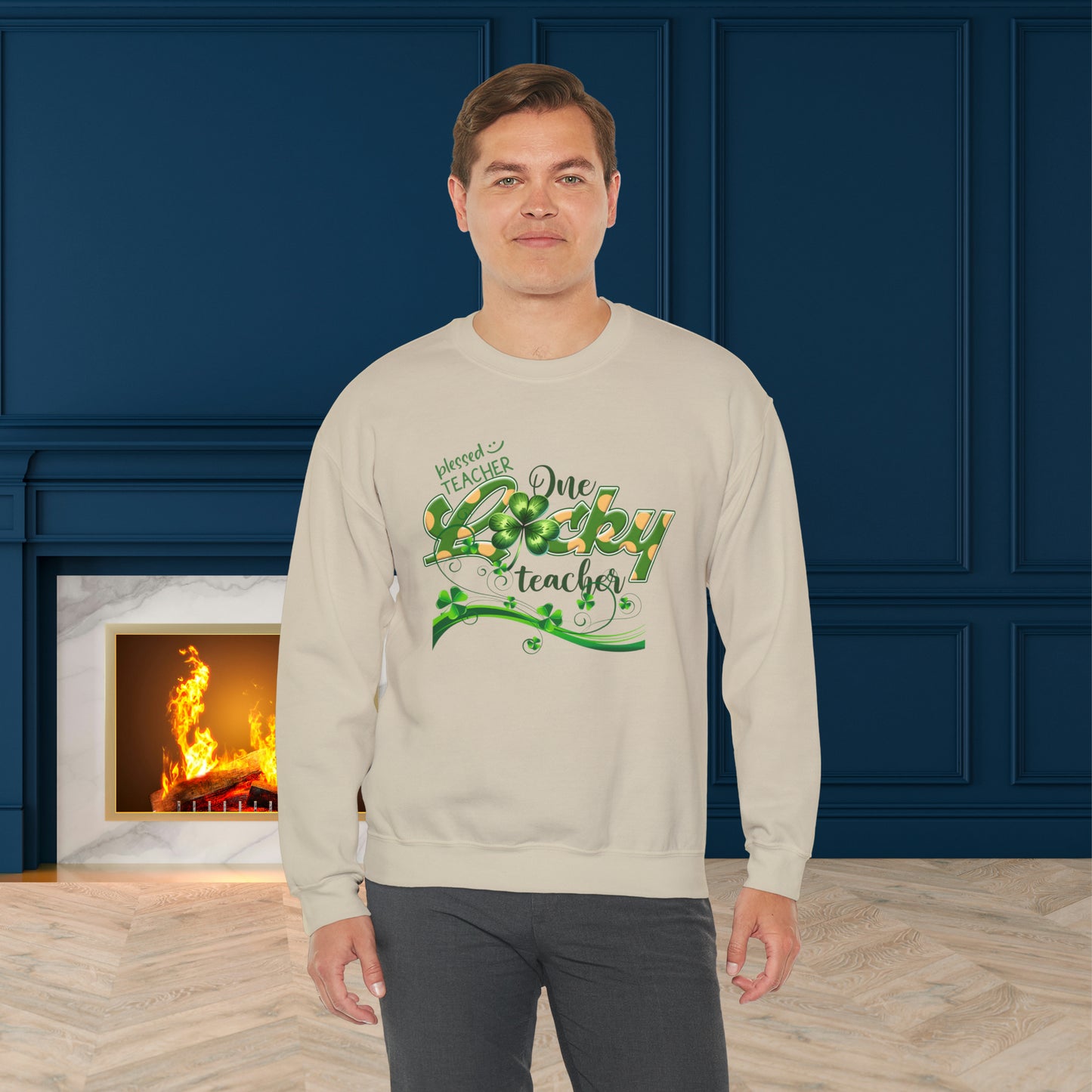 St Patrick's Day Unisex Heavy Blend™ Crewneck Sweatshirt