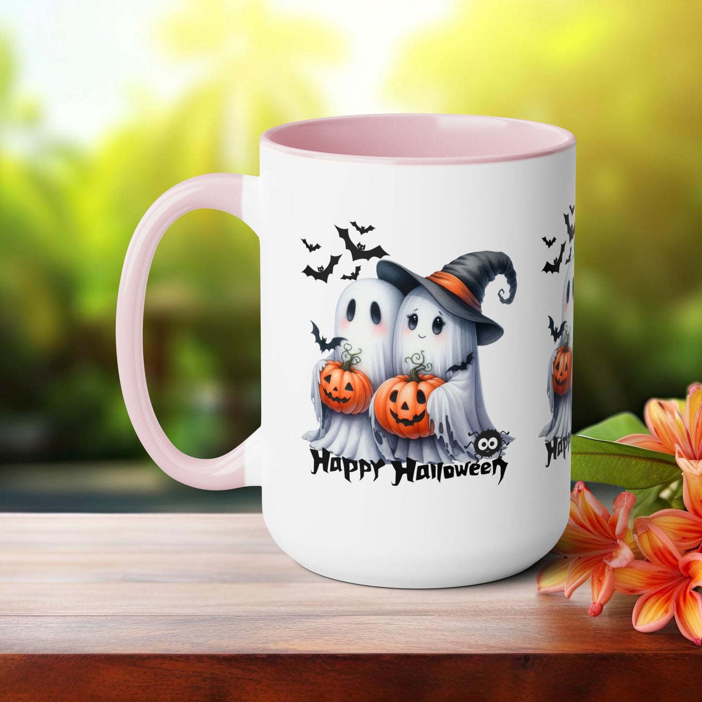 Happy Halloween Coffee Mug,  Let's Go Halloween Coffee Mug, Trick or Treat Halloween Coffee Mug, Cute Skeleton Coffee Mug, Spooky Season Halloween Coffee Mug.