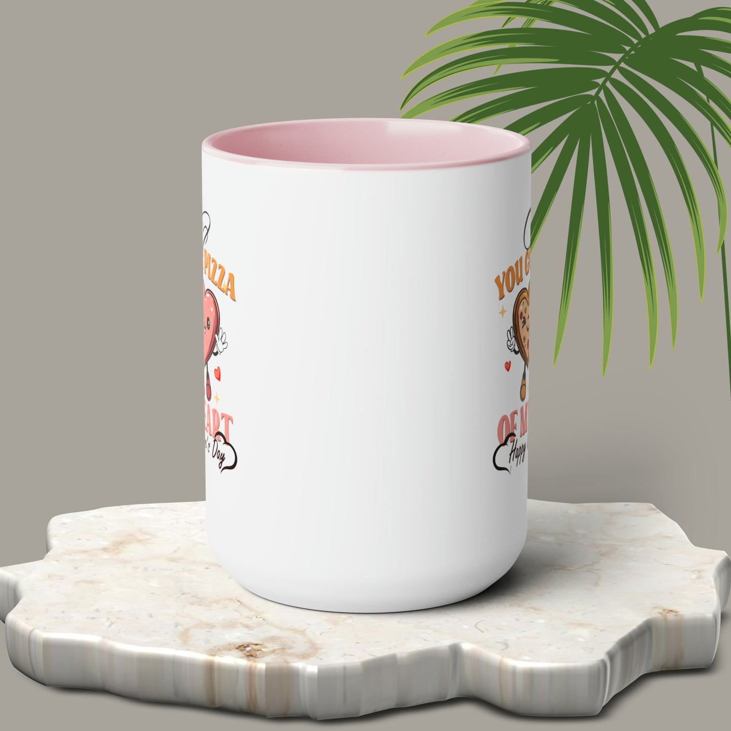 Happy valentines day Two-Tone Coffee Mugs, 15oz