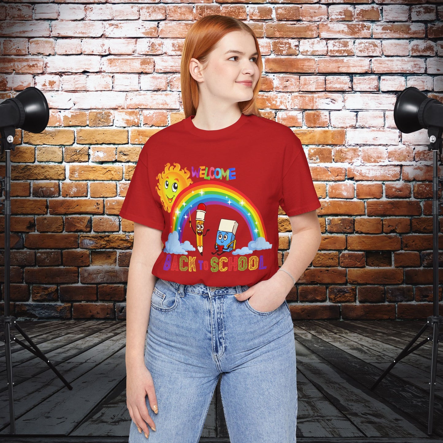 Welcome Back To School T-Shirt, Hello Teacher T-Shirt, Back To School T-Shirt, Teach Love Inspire Teacher Shirt, Teacher Back To school unisex jersey short sleeve.First Day Vibes T-Shirt.