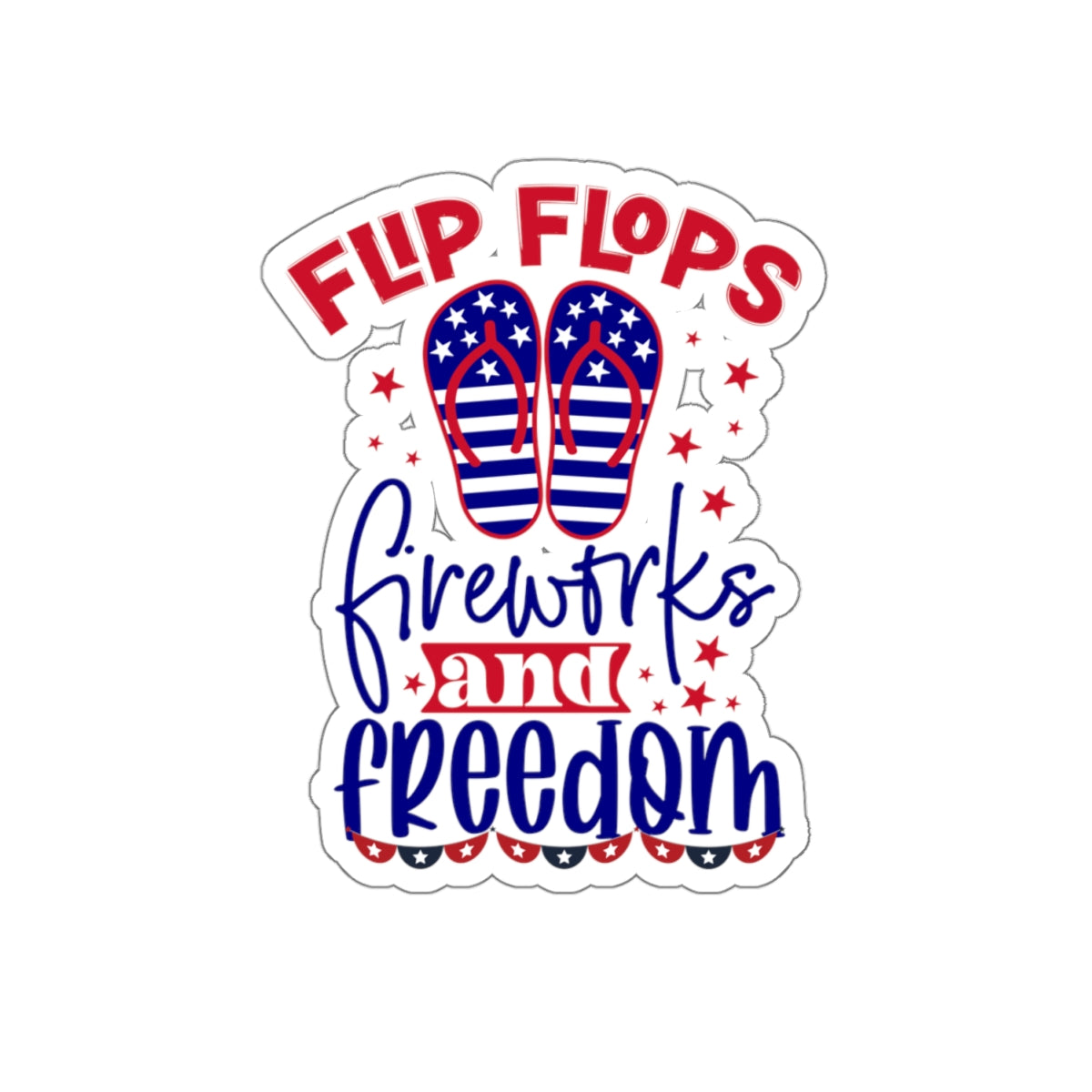 Happy 4th Of July Kiss-Cut Stickers, America, Flag, Peace Love America. Proud To Be An American, Red White Blue stickers. God  Bless America Stickers.