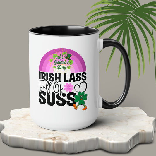 St Patrick's Day two-Tone Coffee Mugs, 15oz