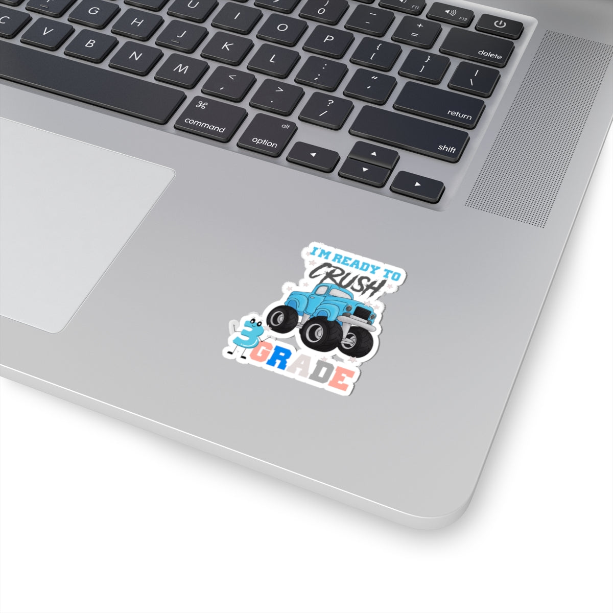 I Am Ready To Crush 3rd Grade Back To School Kiss-Cut Stickers, First Grade Squad Kiss-Cut Stickers, Gift for First graders, Ready for School, Back to Learning.