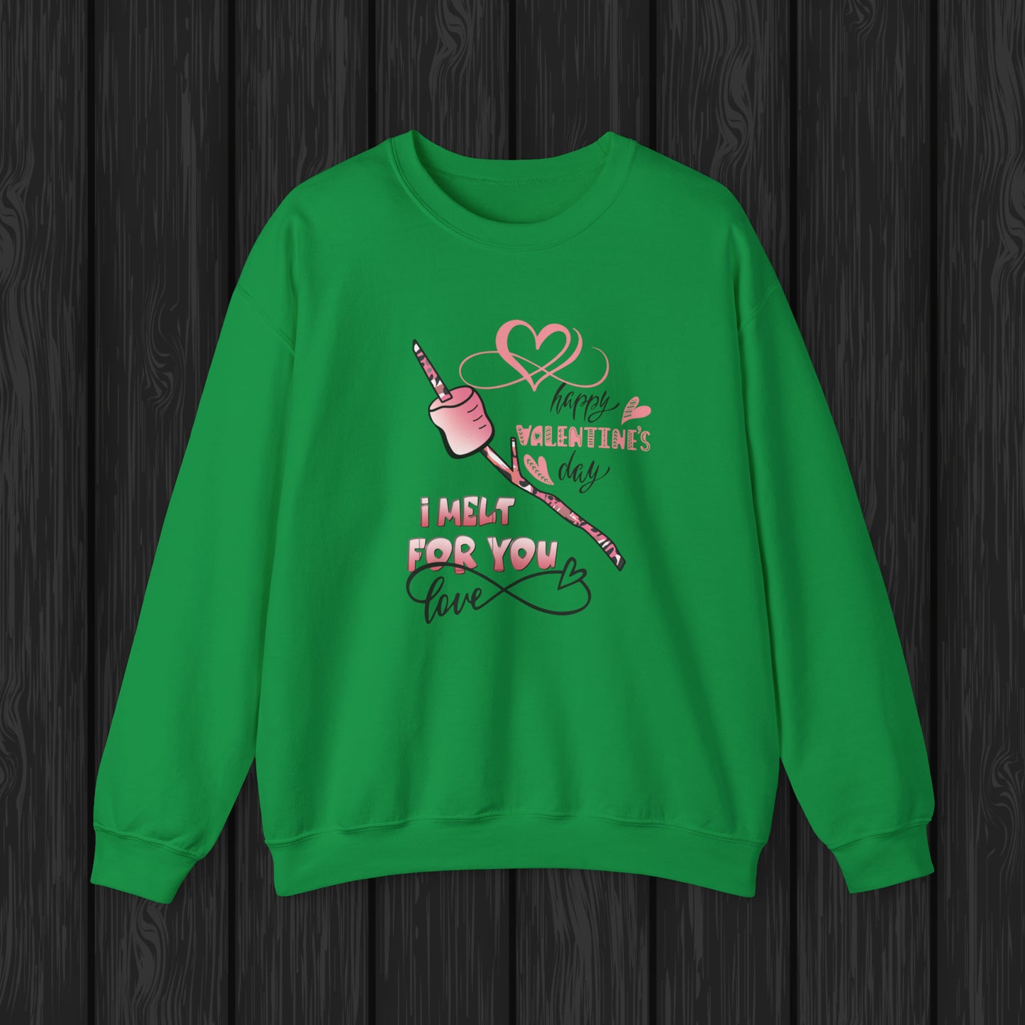 Happy valentines day Unisex Heavy Blend™ Crewneck Sweatshirt