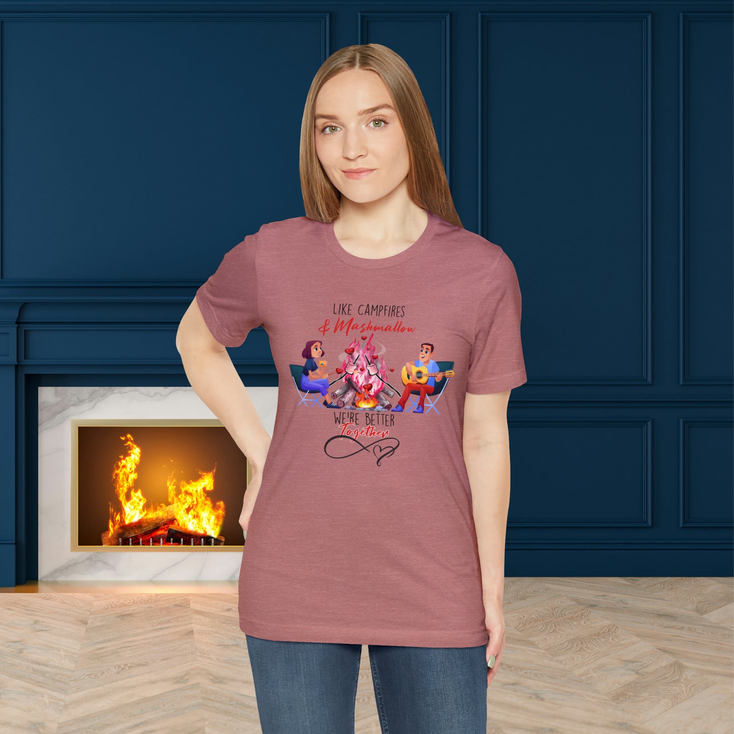 Happy valentines day Unisex Jersey Short Sleeve Tee