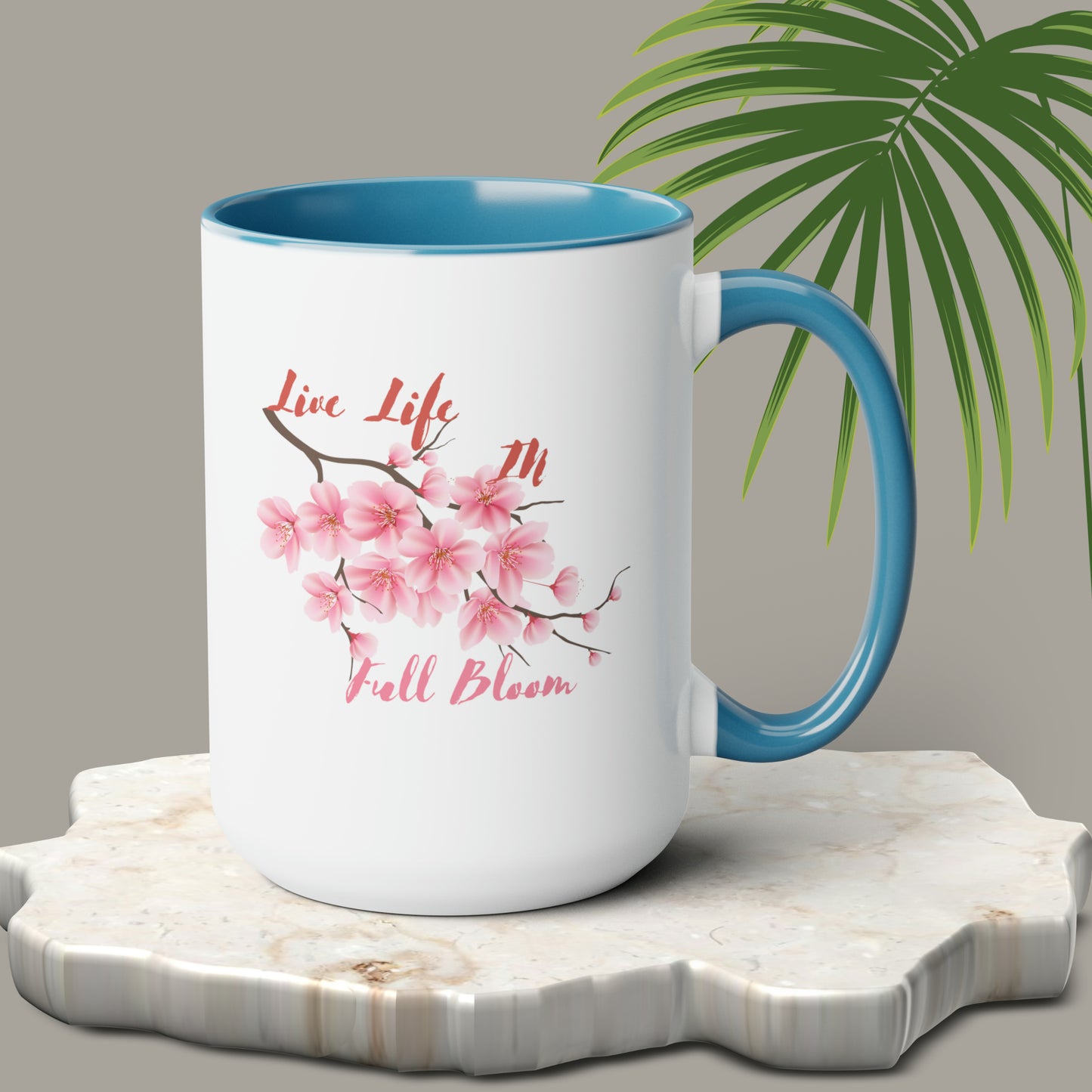 Spring two-Tone Coffee Mugs, 15oz