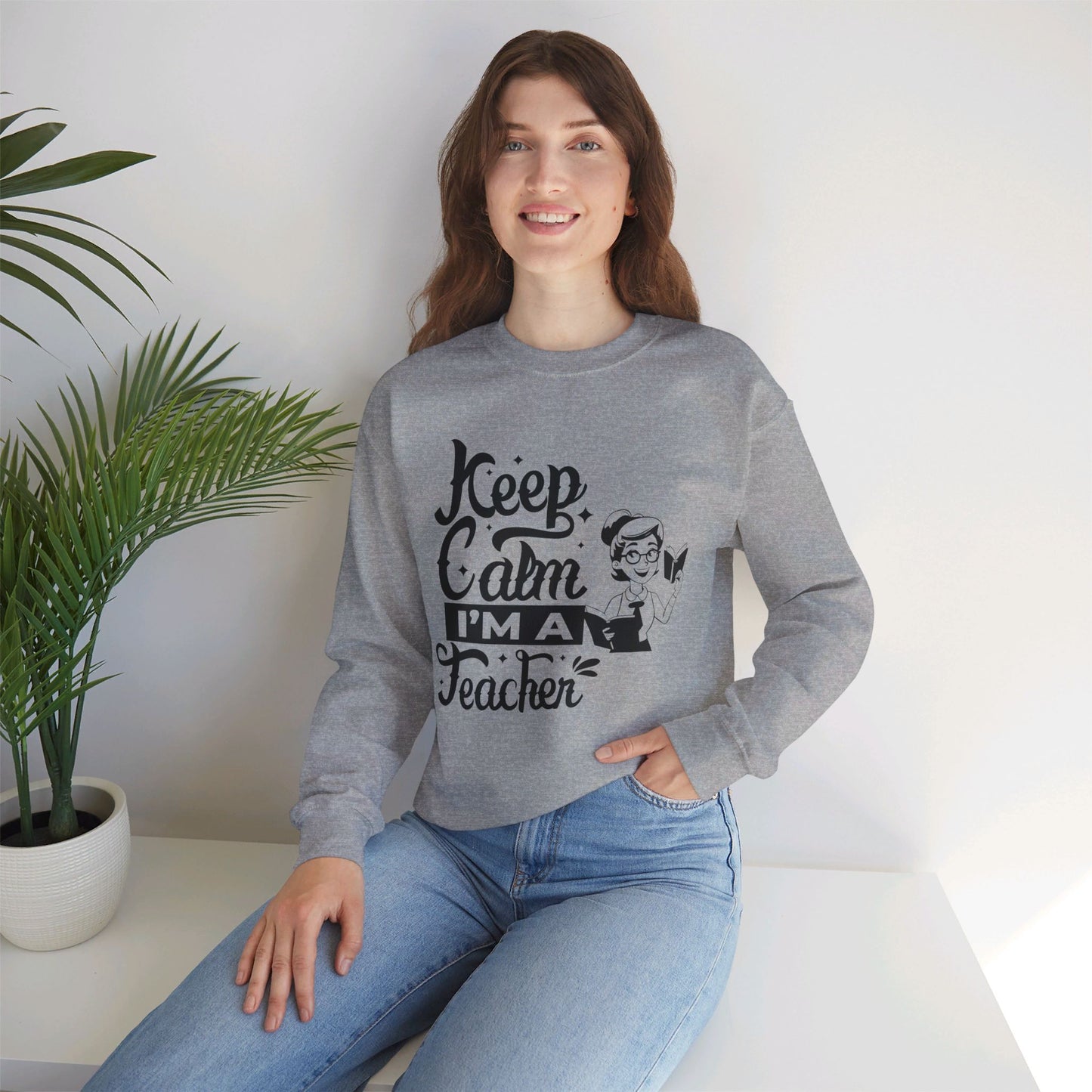 We Love Teachers Sweatshirt, Back To school unisex heavy blend crewneck sweatshirt, Teacher Back To school  Sweatshirt. First Day Vibes Sweatshirt.