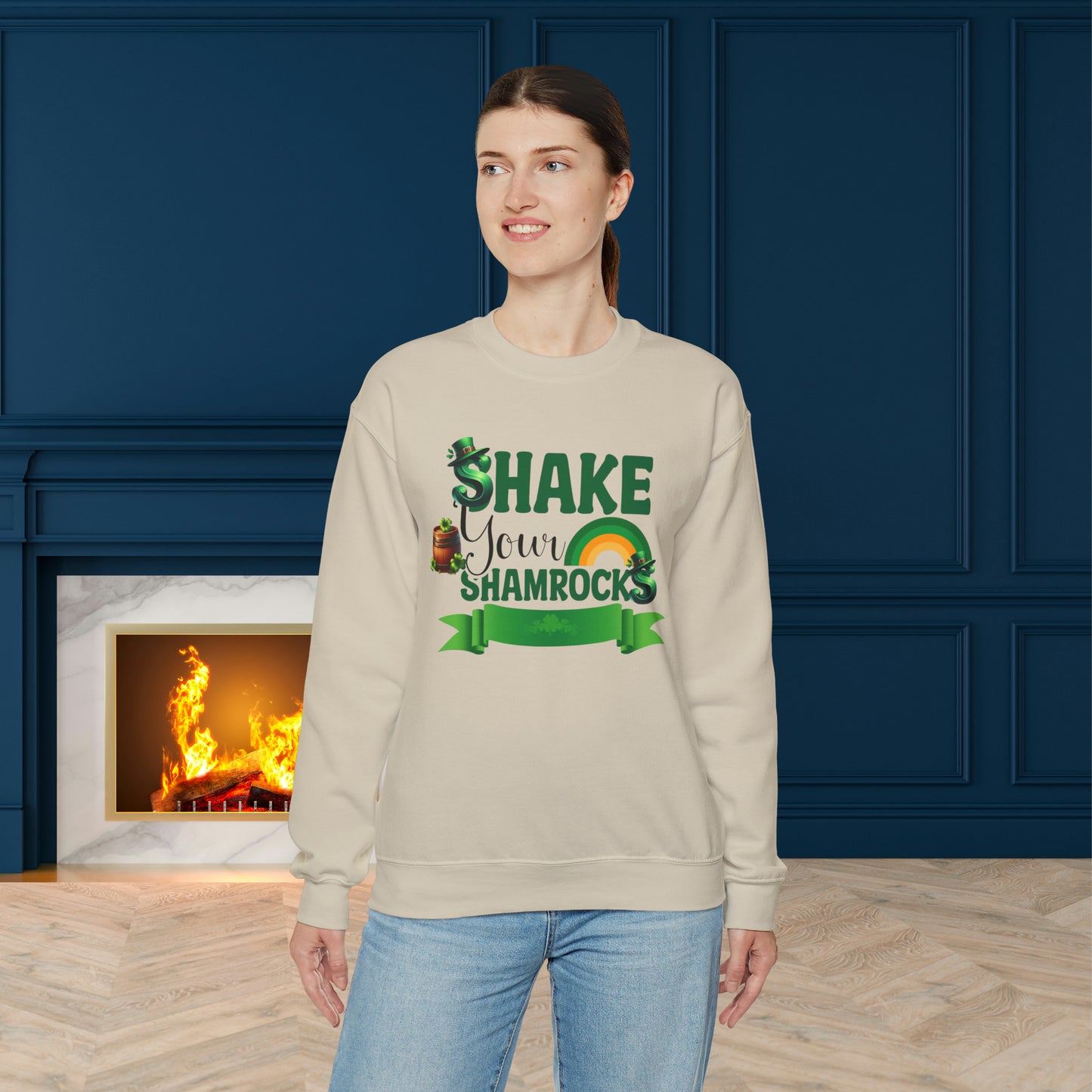 St Patrick's Day Unisex Heavy Blend™ Crewneck Sweatshirt