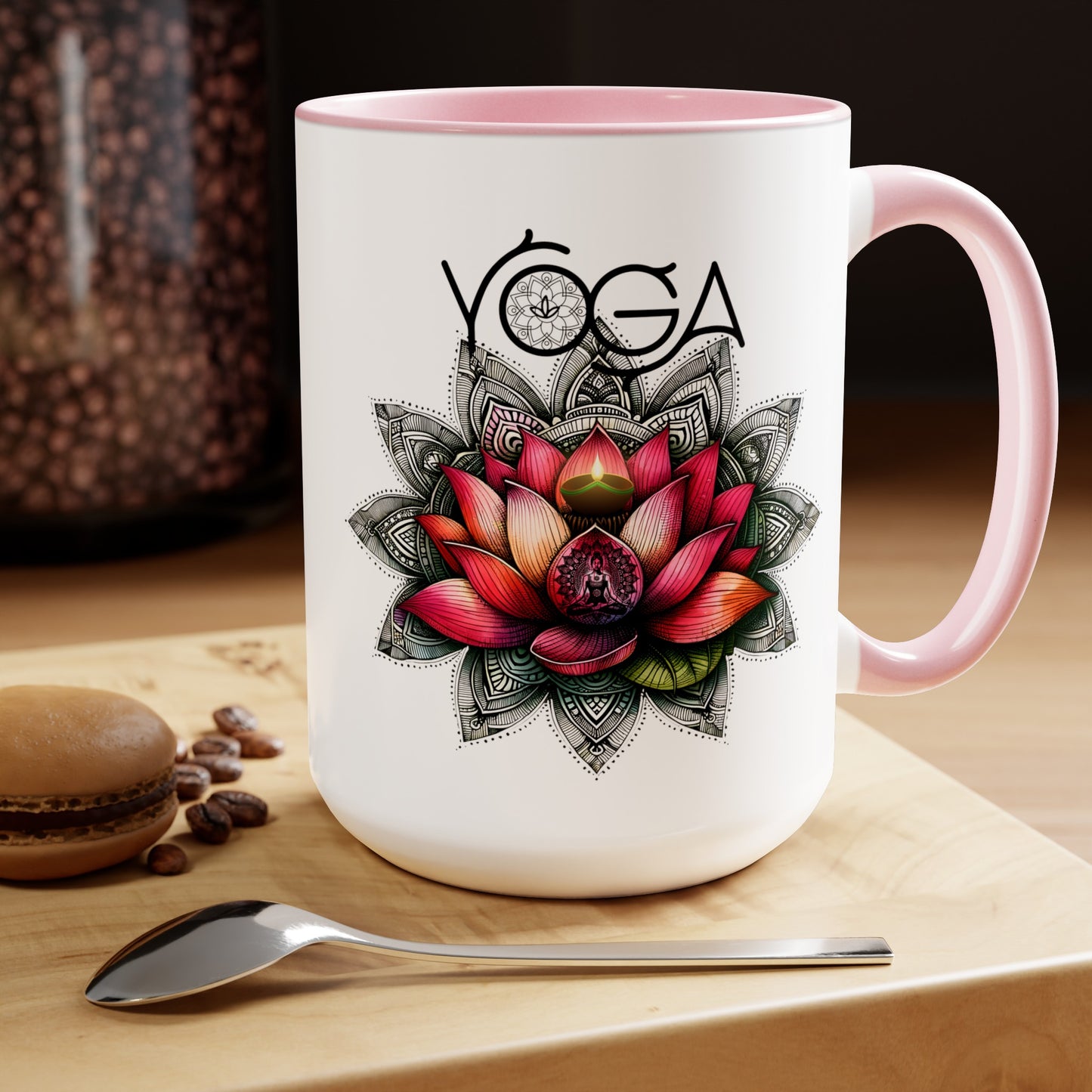 Yoga Coffee Mug, Cute Yoga Coffee Mug, Yoga lovers Coffee Mug, Yoga Instructor Gift, Gift For Yoga lover, Gift For Yogi.