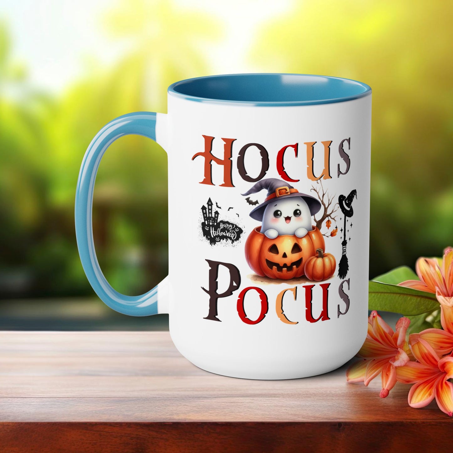 Hocus Pocus Halloween Coffee Mug,  Let's Go Halloween Coffee Mug, Trick or Treat Halloween Coffee Mug, Cute Skeleton Coffee Mug, Spooky Season Halloween Coffee Mug.