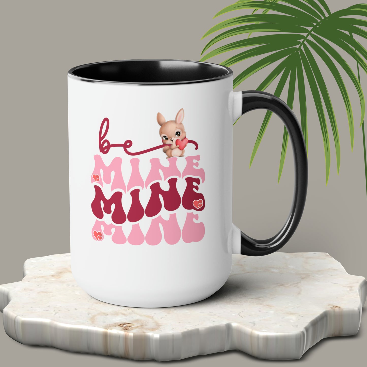 Happy valentines day Two-Tone Coffee Mugs, 15oz