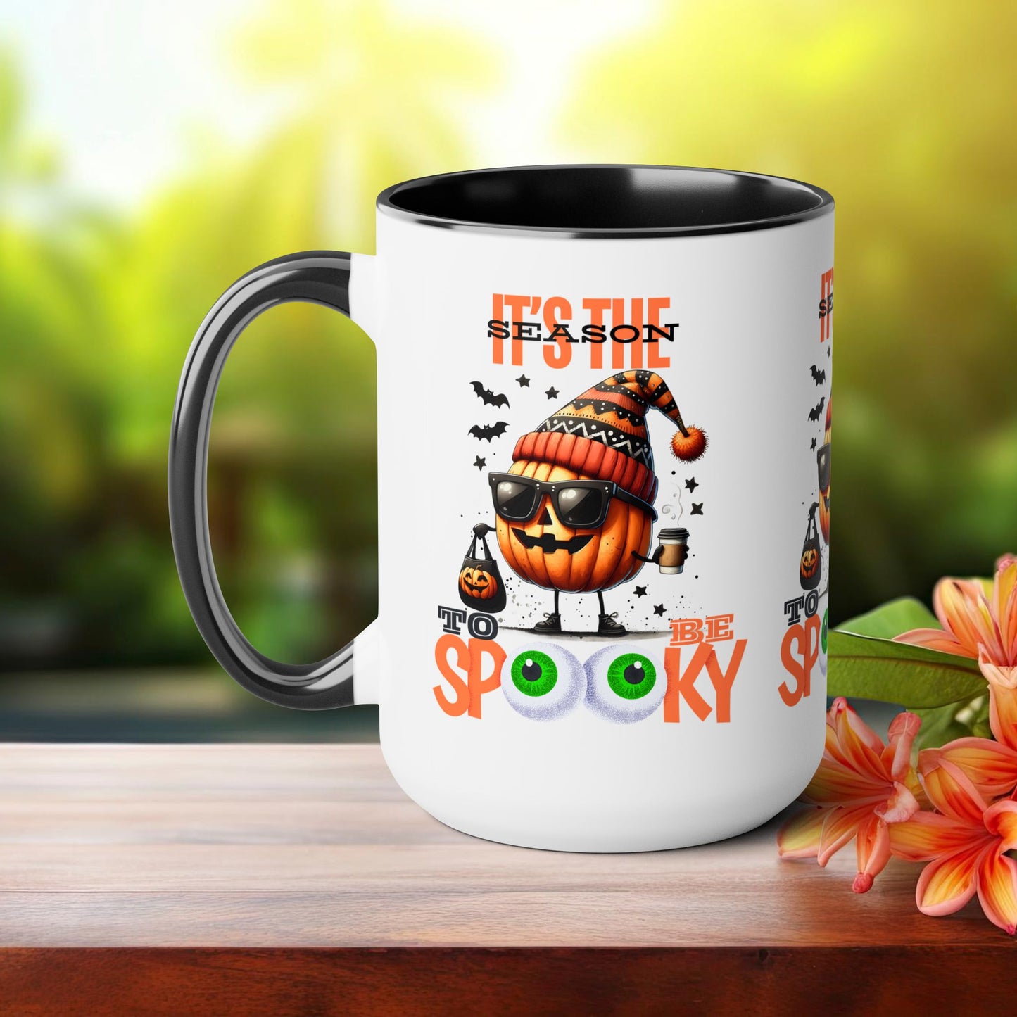 It's The Season To Be Spooky Halloween Coffee Mug,  Let's Go Halloween Coffee Mug, Trick or Treat Halloween Coffee Mug, Cute Skeleton Coffee Mug, Spooky Season Halloween Coffee Mug.