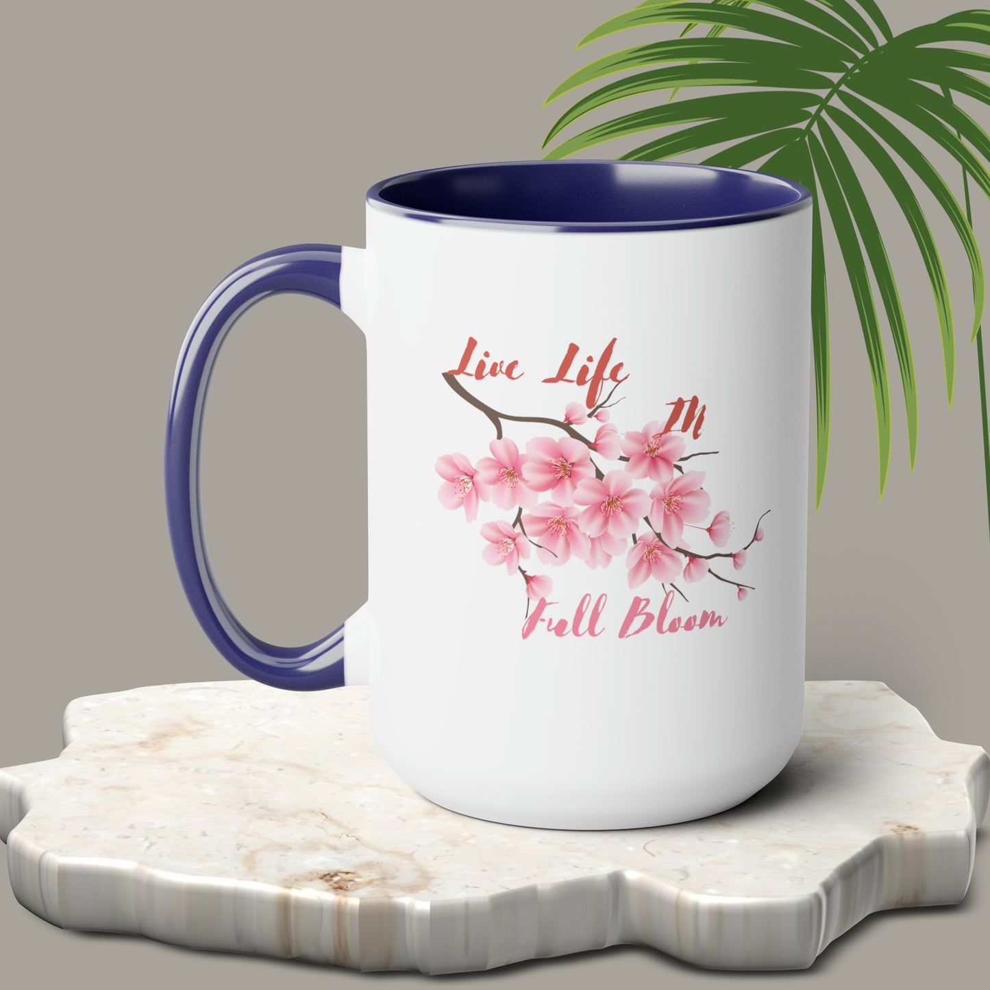 Spring two-Tone Coffee Mugs, 15oz