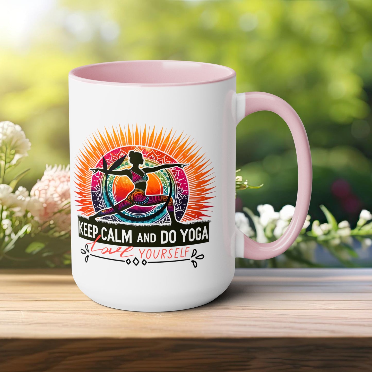 Keep Calm And Do Yoga Coffee Mug, Cute Yoga Coffee Mug, Yoga lovers Coffee Mug, Yoga Instructor Gift, Gift For Yoga lover, Gift For Yogi.