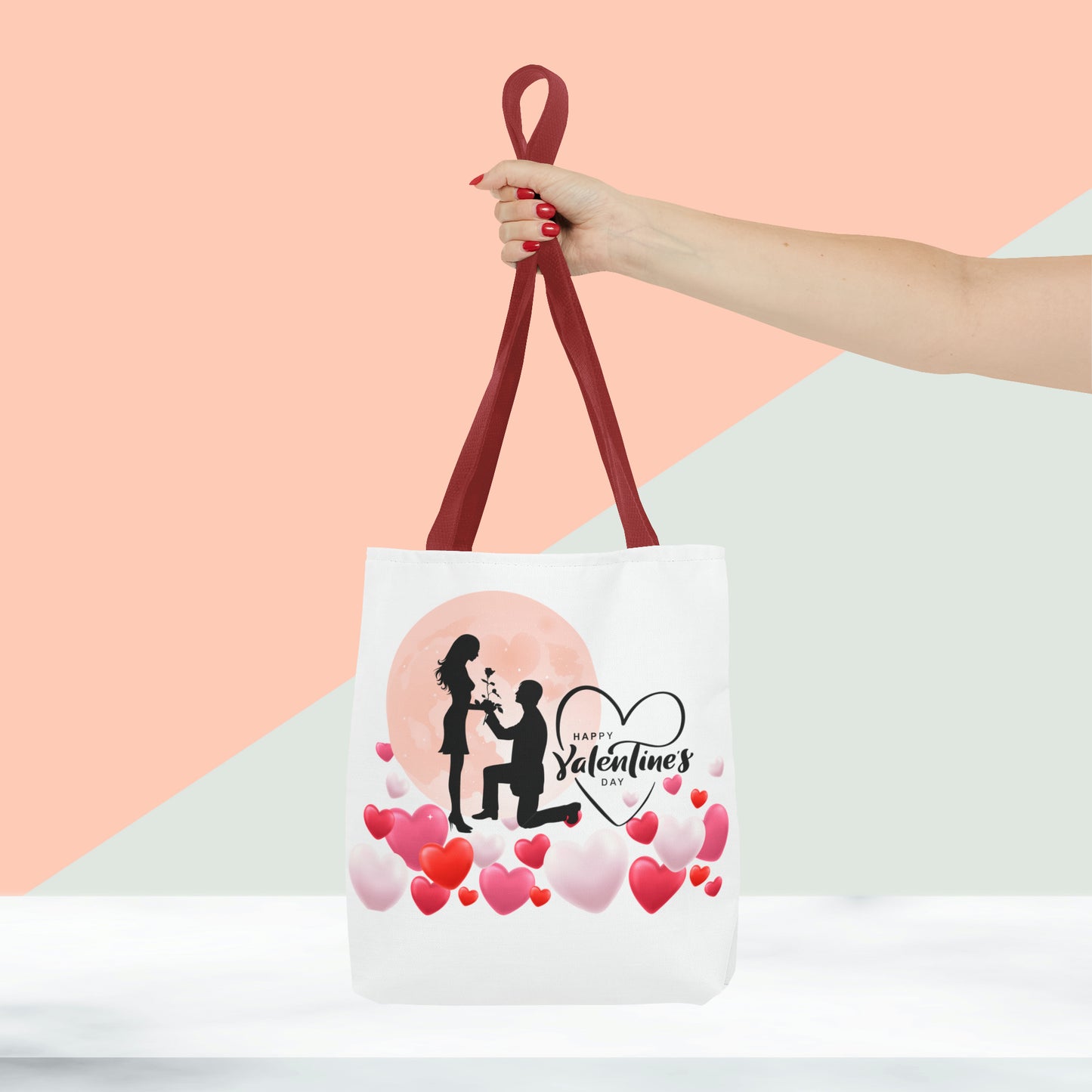 Happy Valentines Day Tote Bag