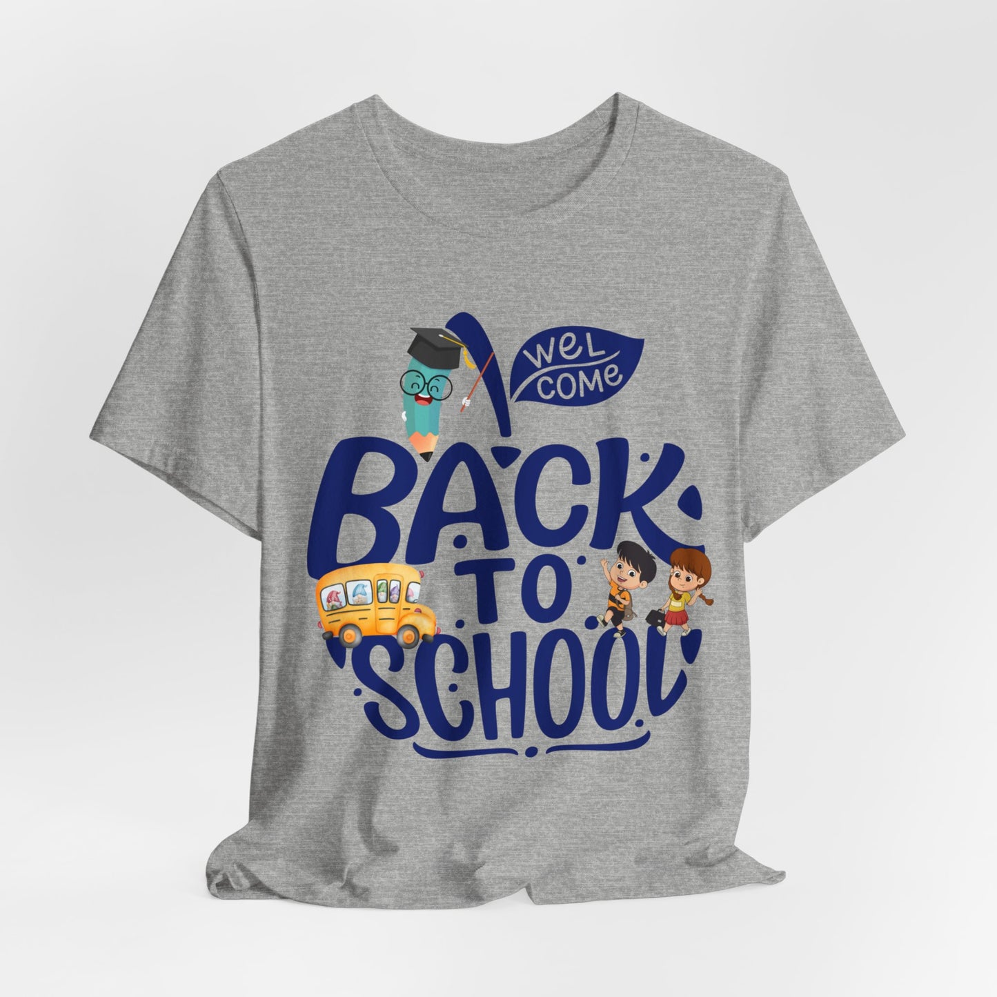 Welcome Back To School T-Shirt, Teacher T-Shirt, Teacher Back To school unisex jersey short sleeve.First Day Vibes T-Shirt.