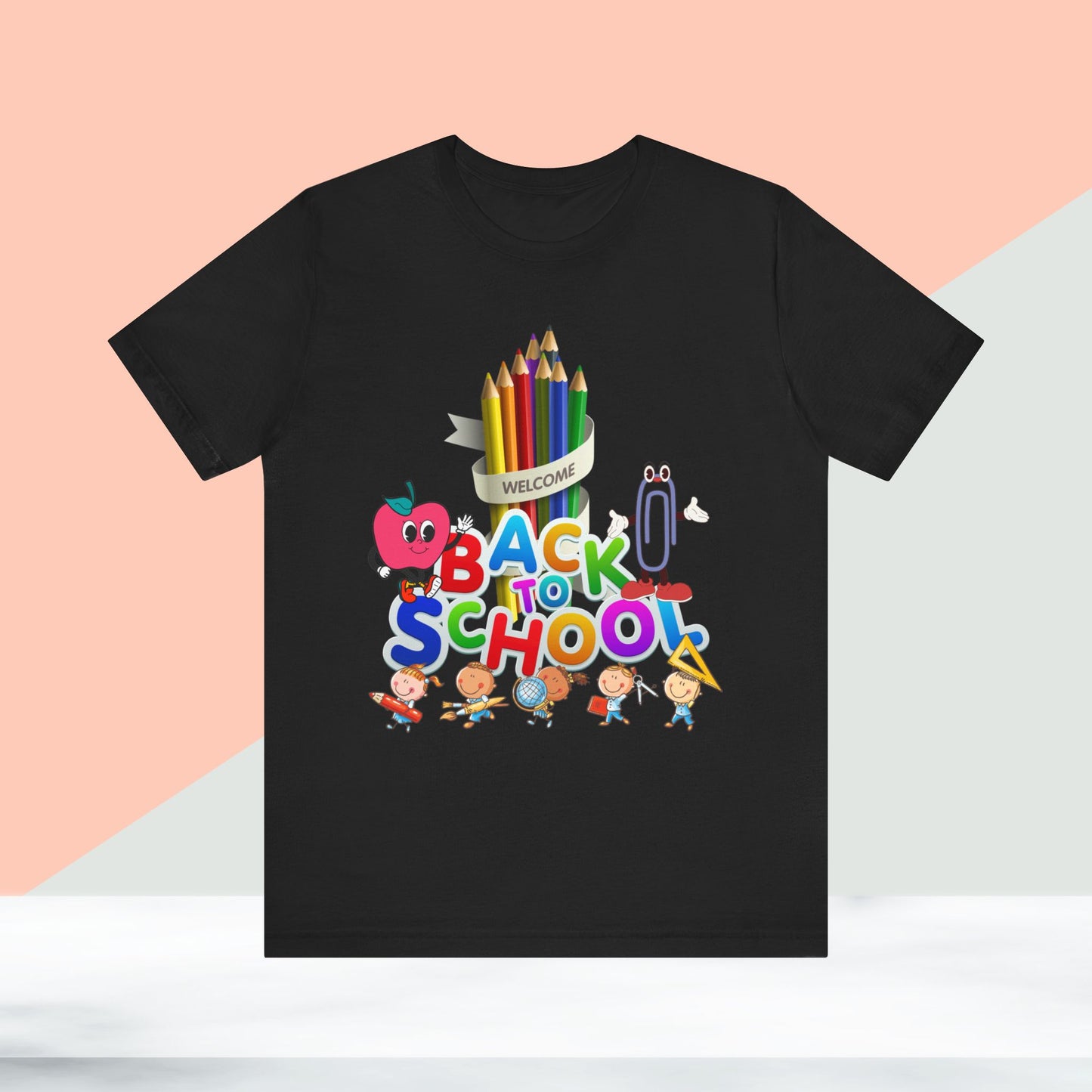 Welcome Back To School T-Shirt, Teacher T-Shirt, Teacher Back To school unisex jersey short sleeve.First Day Vibes T-Shirt.