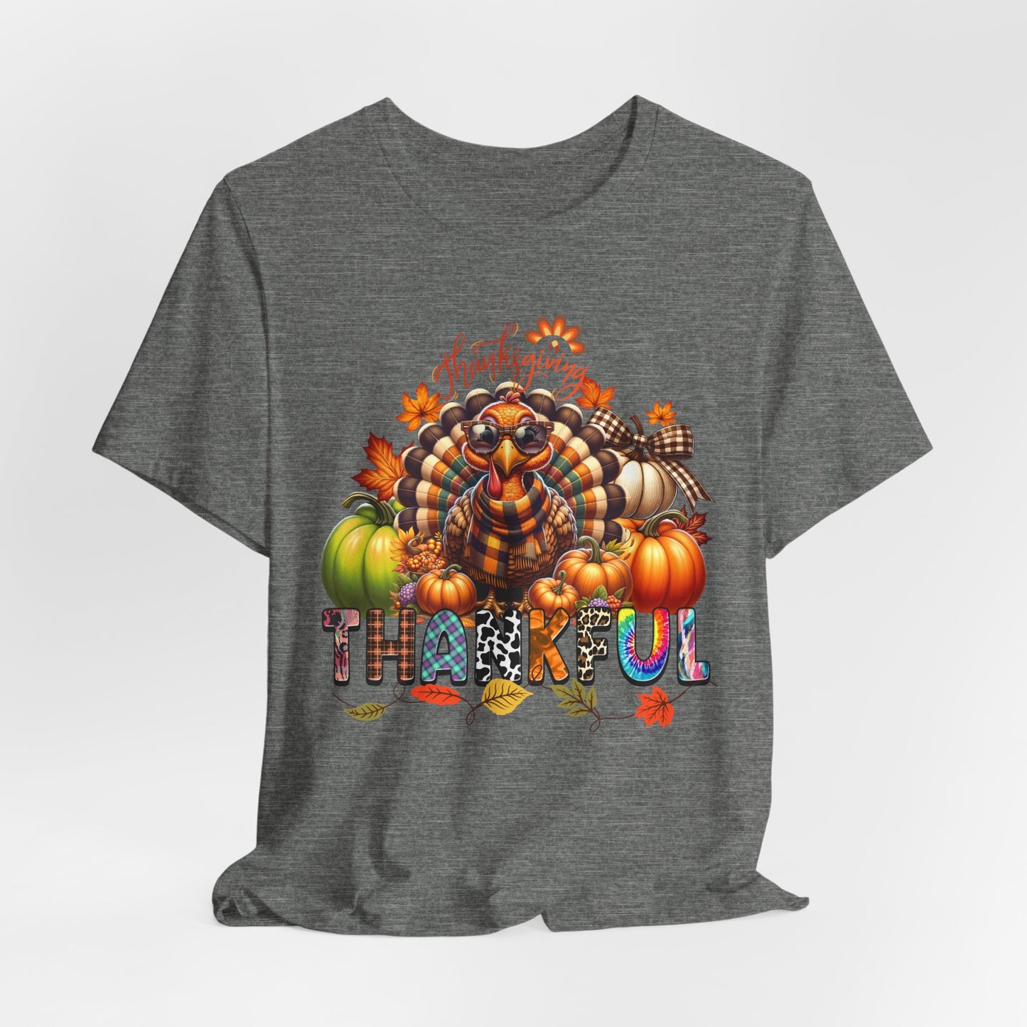 Happy Thanksgiving T-shirt, Happy thanksgiving 2024 T-shirt, Thanksgiving Gift,Turkey Shirt, Family Thanksgiving, Holiday Outfit.