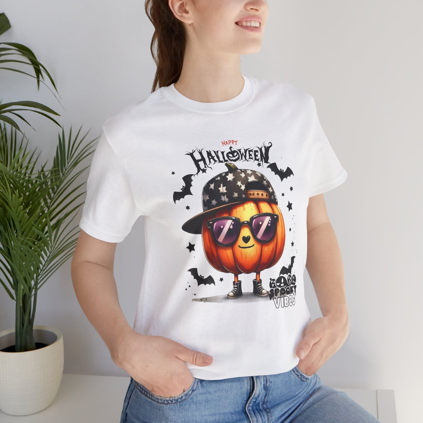 Spooky Vibes Halloween T-shirt, Happy Halloween T-shirt, Trick Or Treat T-shirt, Halloween T-shirt, Cool Halloween T-shirt, Spooky T-shirt,